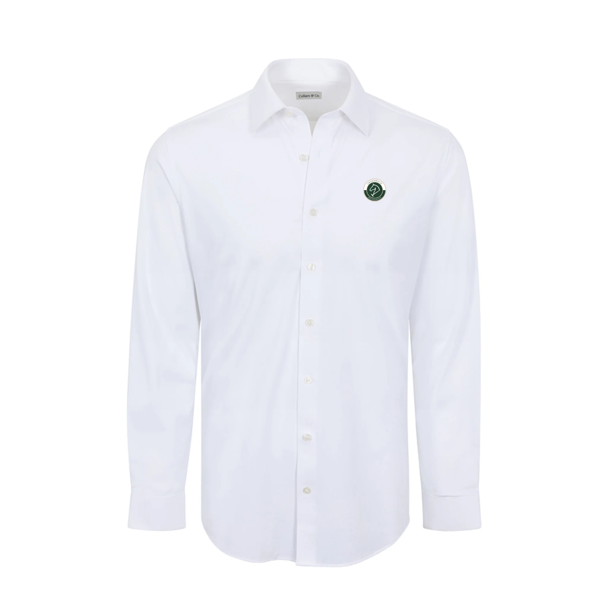 Greenwich Sound Polo Apex Performance Dress Shirt White