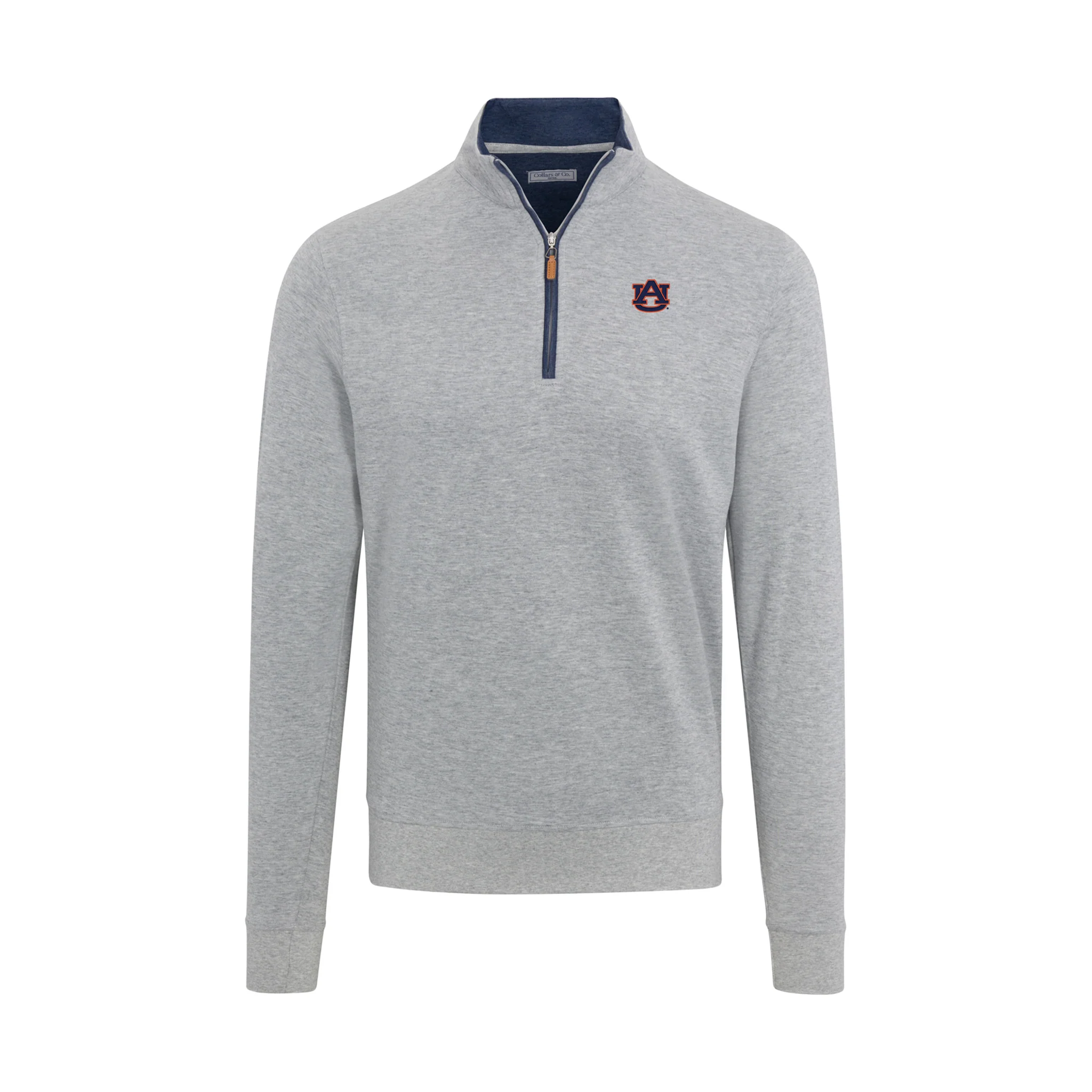 10315-auburn-heather-cloud-cotton-quarter-zip-pullover-light-grey-with-navy-trim-1.webp Auburn Heather Cloud Cotton Quarter Zip Pullover Light Grey with Navy Trim