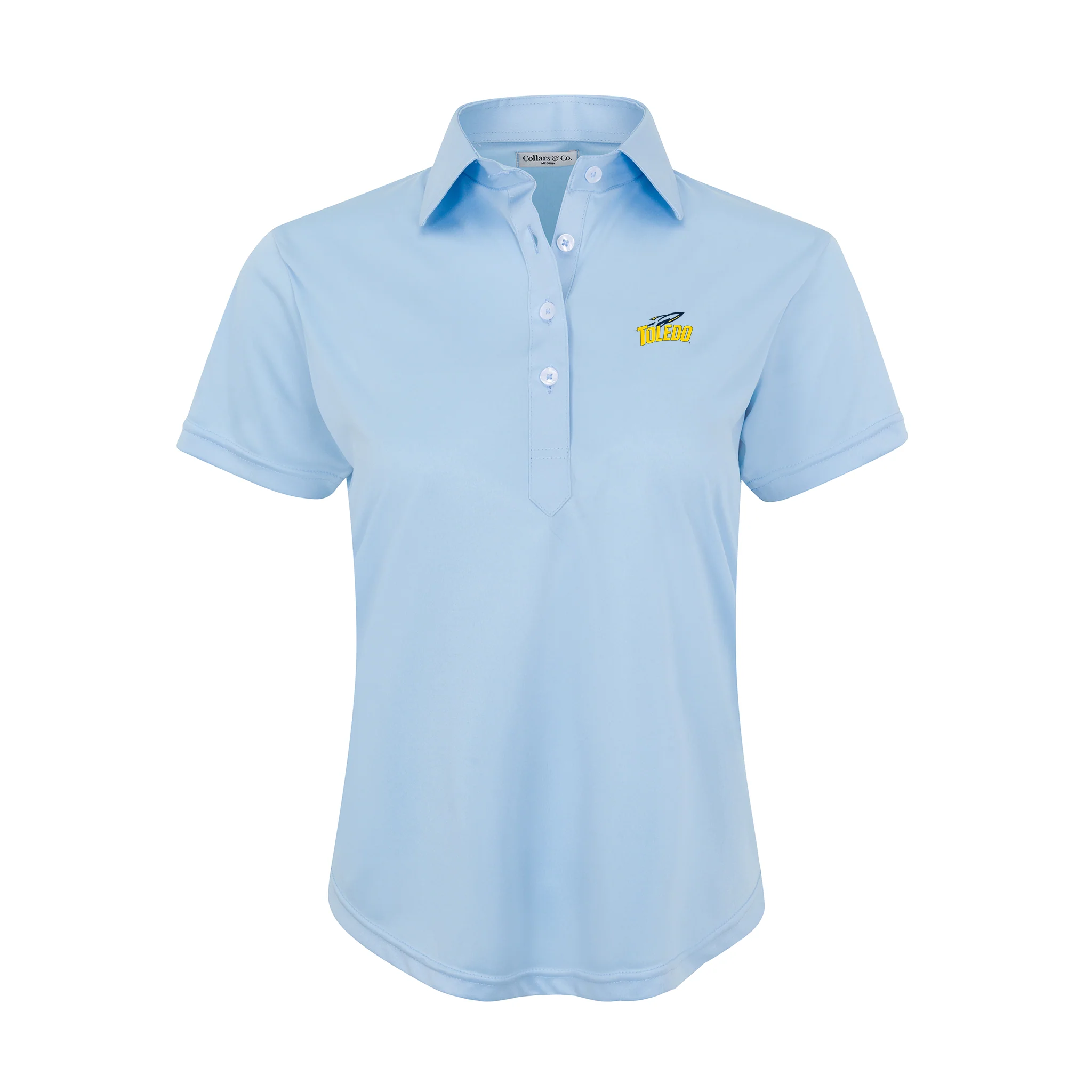 13946-toledo-women-s-cap-sleeve-semi-spread-polo-sky-blue-1.webp Toledo Women's Cap Sleeve Semi Spread Polo Sky Blue