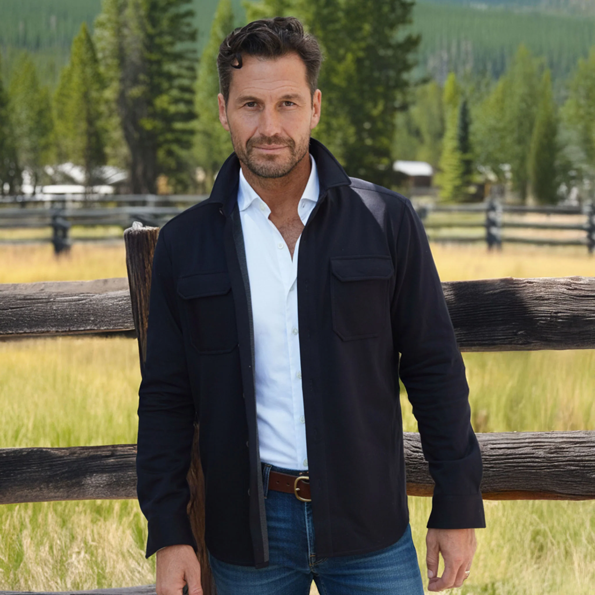 Rutherford Overshirt Navy