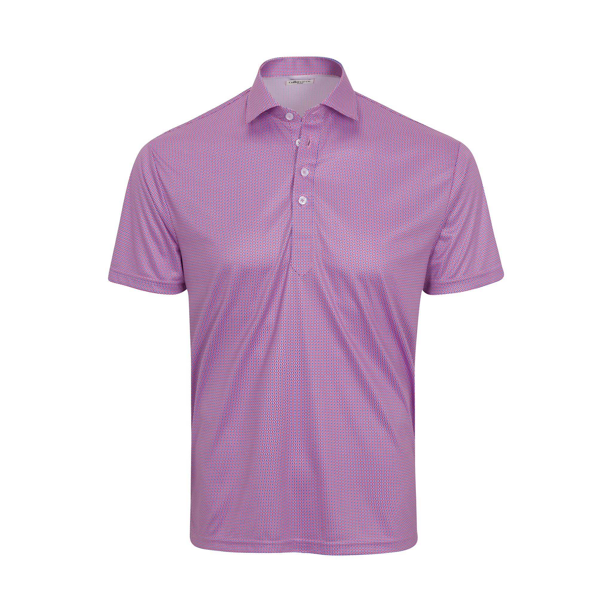 1704-semi-spread-collar-polo-compass-crimson-4.jpg Semi-Spread Collar Polo Compass Crimson