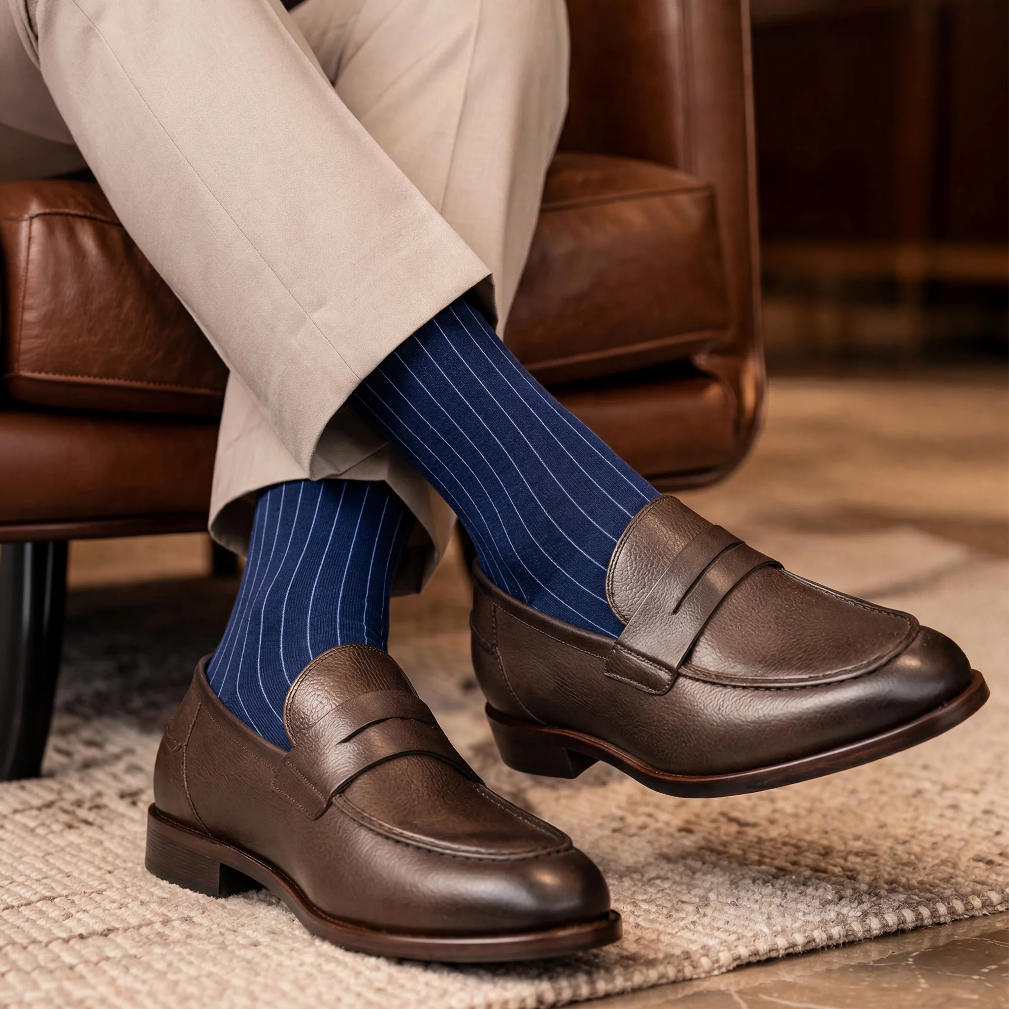 Prescott Pinstripe Socks