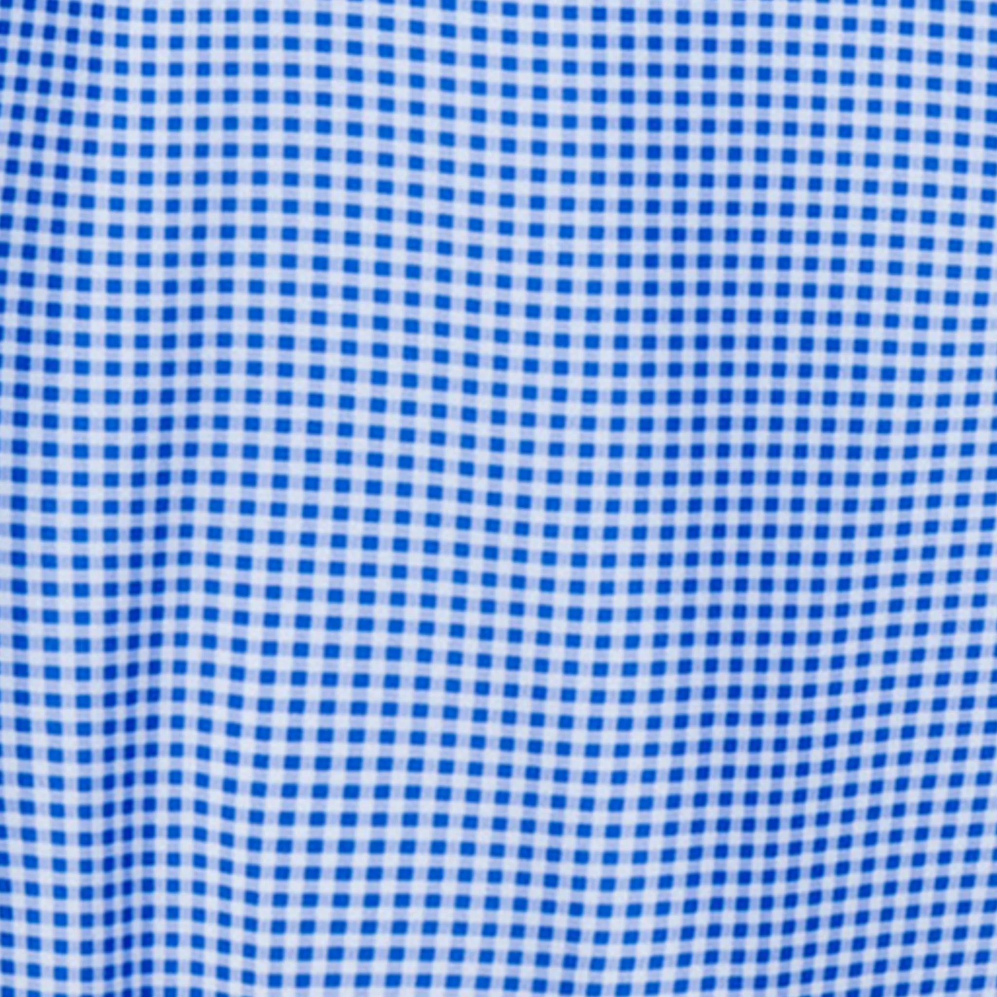Featherweight Flex Polo Blue Micro Gingham