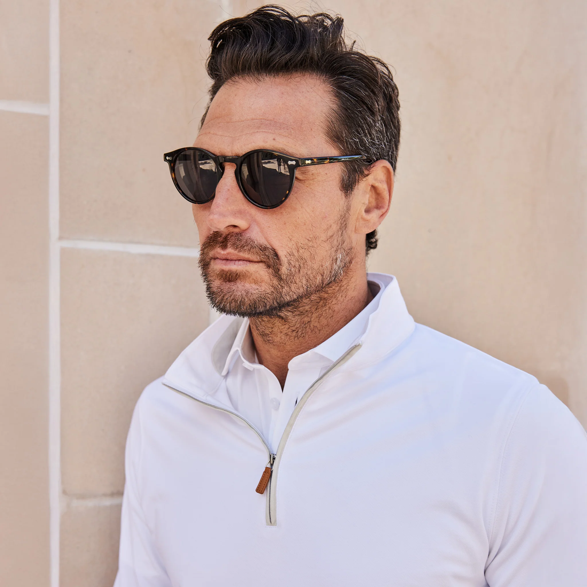 1795-palm-pima-blend-quarter-zip-white-2.webp Palm Pima Blend Quarter Zip White