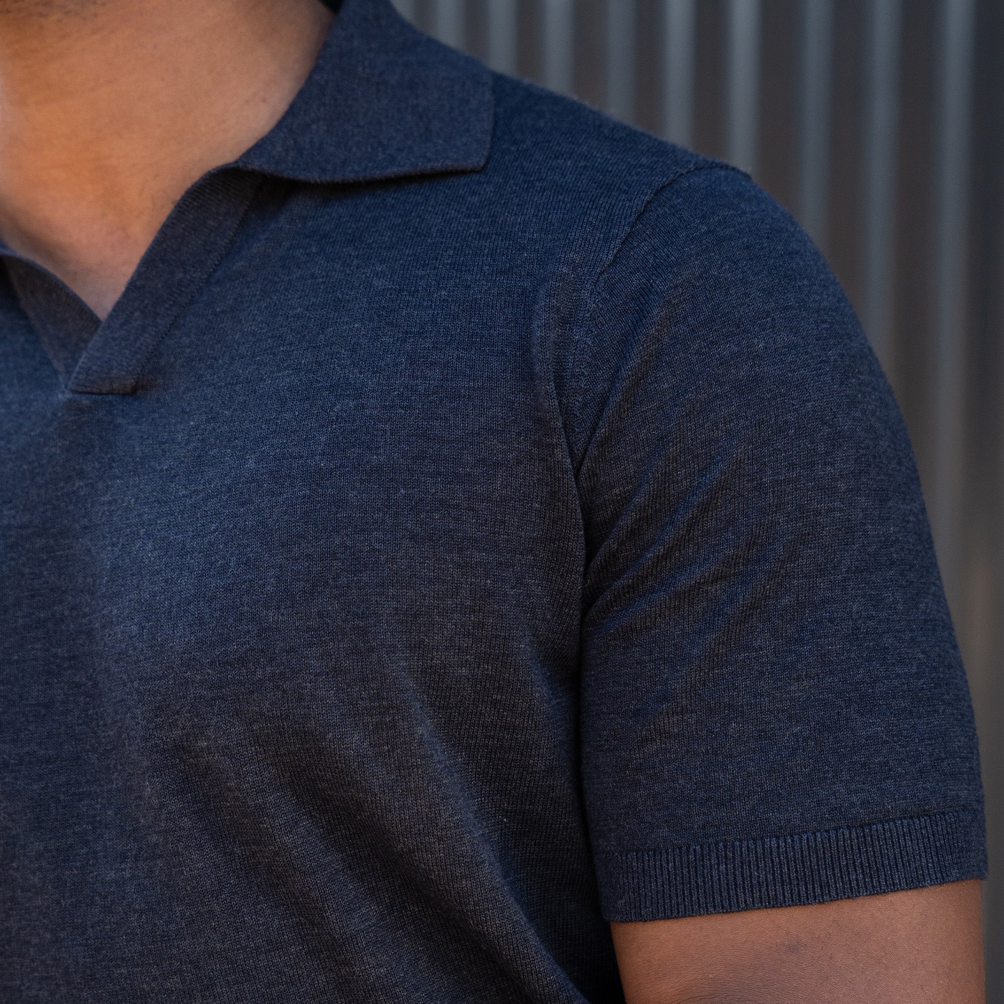 1858-ravello-summer-weight-linen-blend-polo-navy-4.jpg Ravello Summer Weight Linen Blend Polo Navy