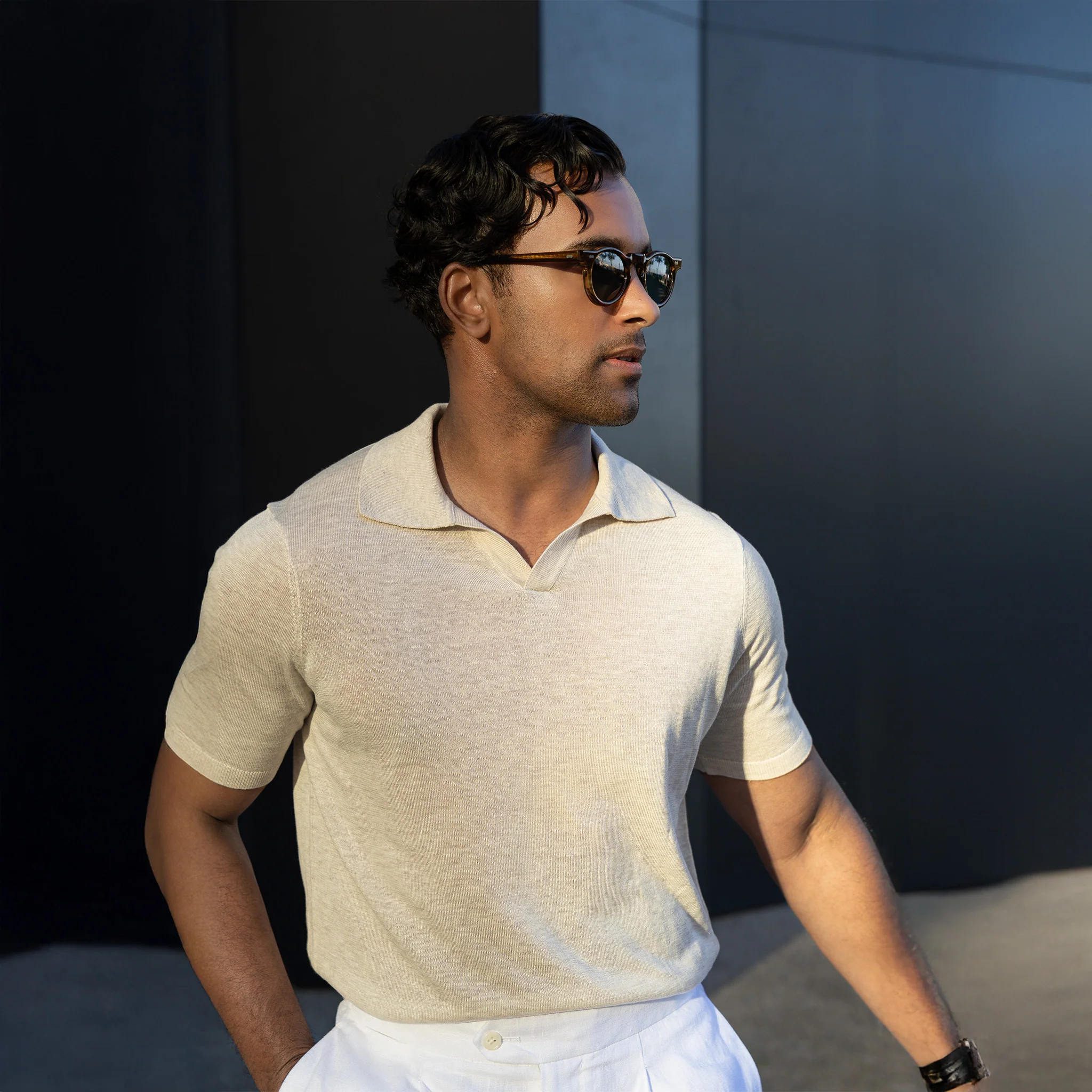 1865-ravello-summer-weight-linen-blend-polo-beige-1.webp Ravello Summer Weight Linen Blend Polo Beige