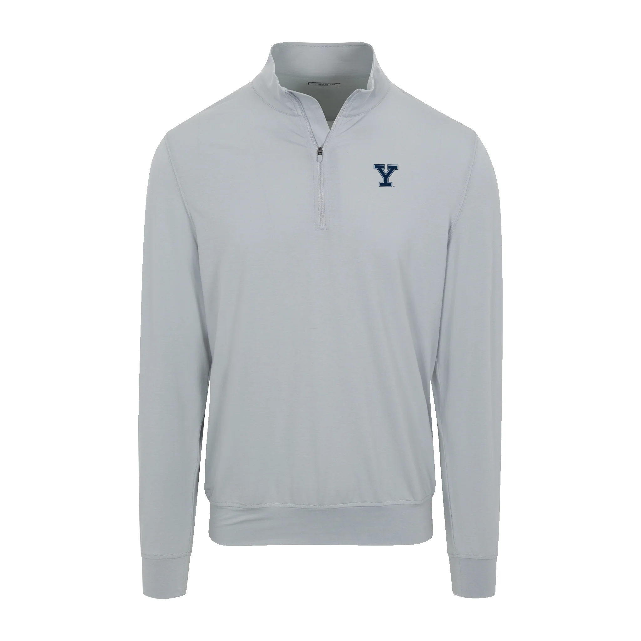 Yale Velocity Performance Quarter Zip Light Grey