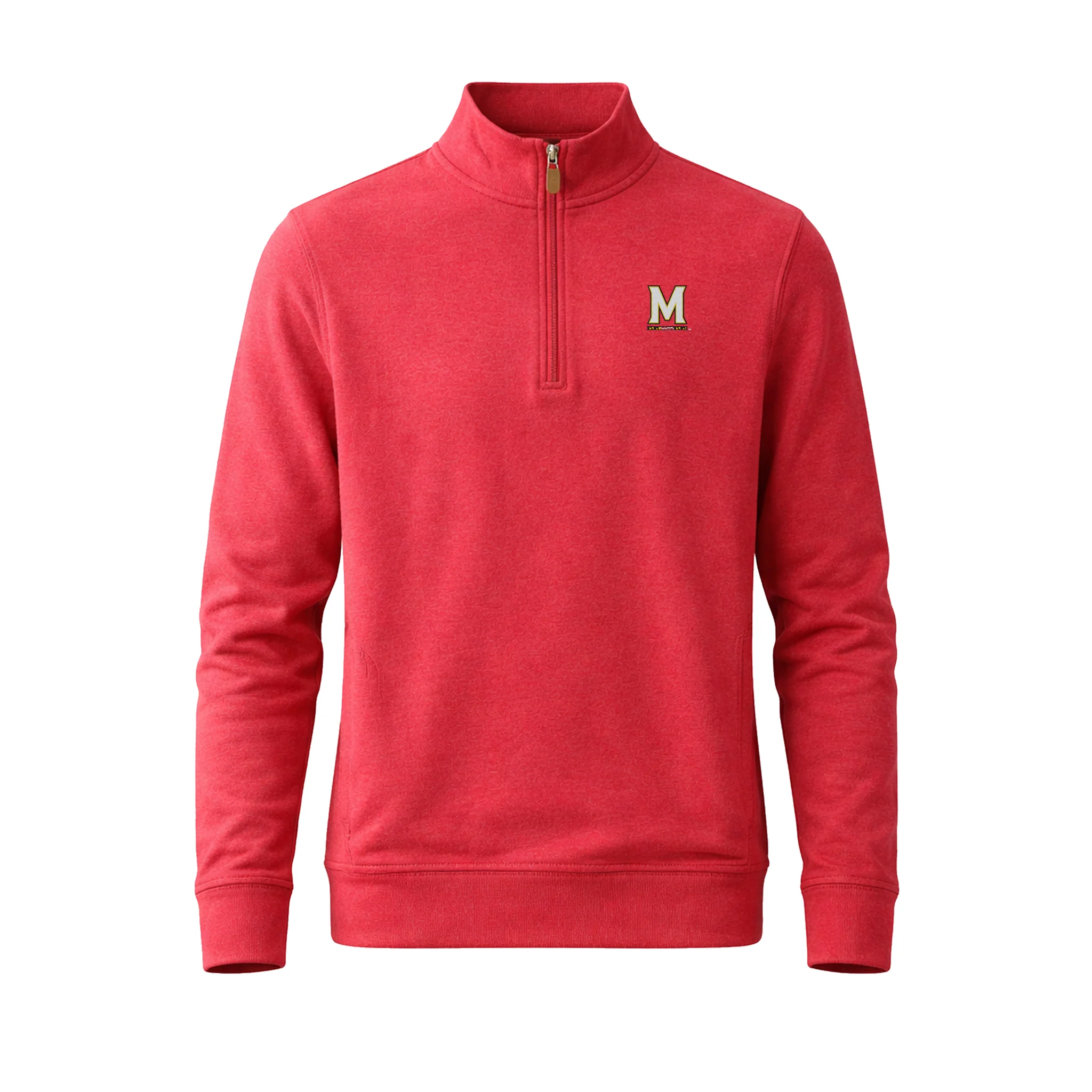 2183-maryland-cloud-cotton-quarter-zip-pullover-sunset-red-1.webp Maryland Cloud Cotton Quarter Zip Pullover Sunset Red