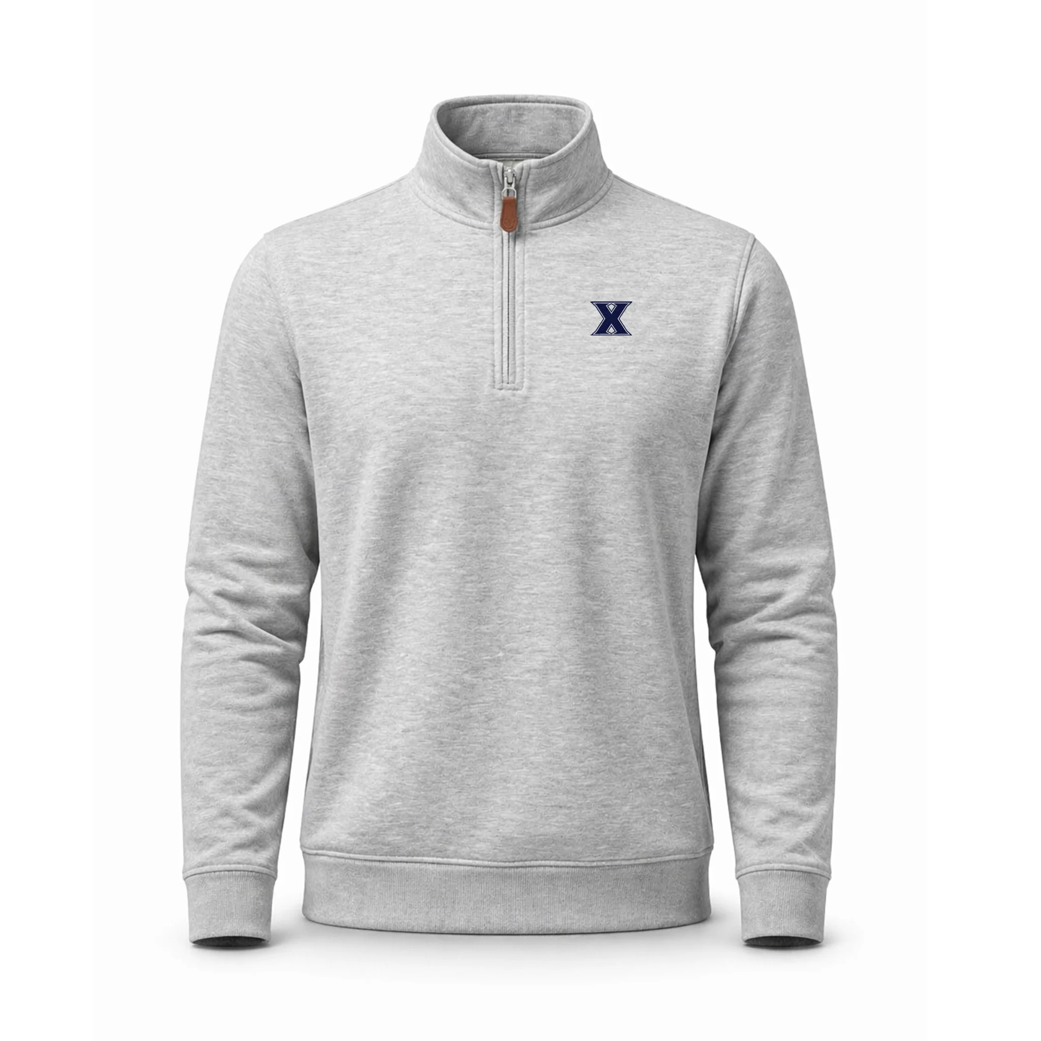 2225-xavier-heather-cloud-cotton-quarter-zip-pullover-light-grey-1.webp Xavier Heather Cloud Cotton Quarter Zip Pullover Light Grey