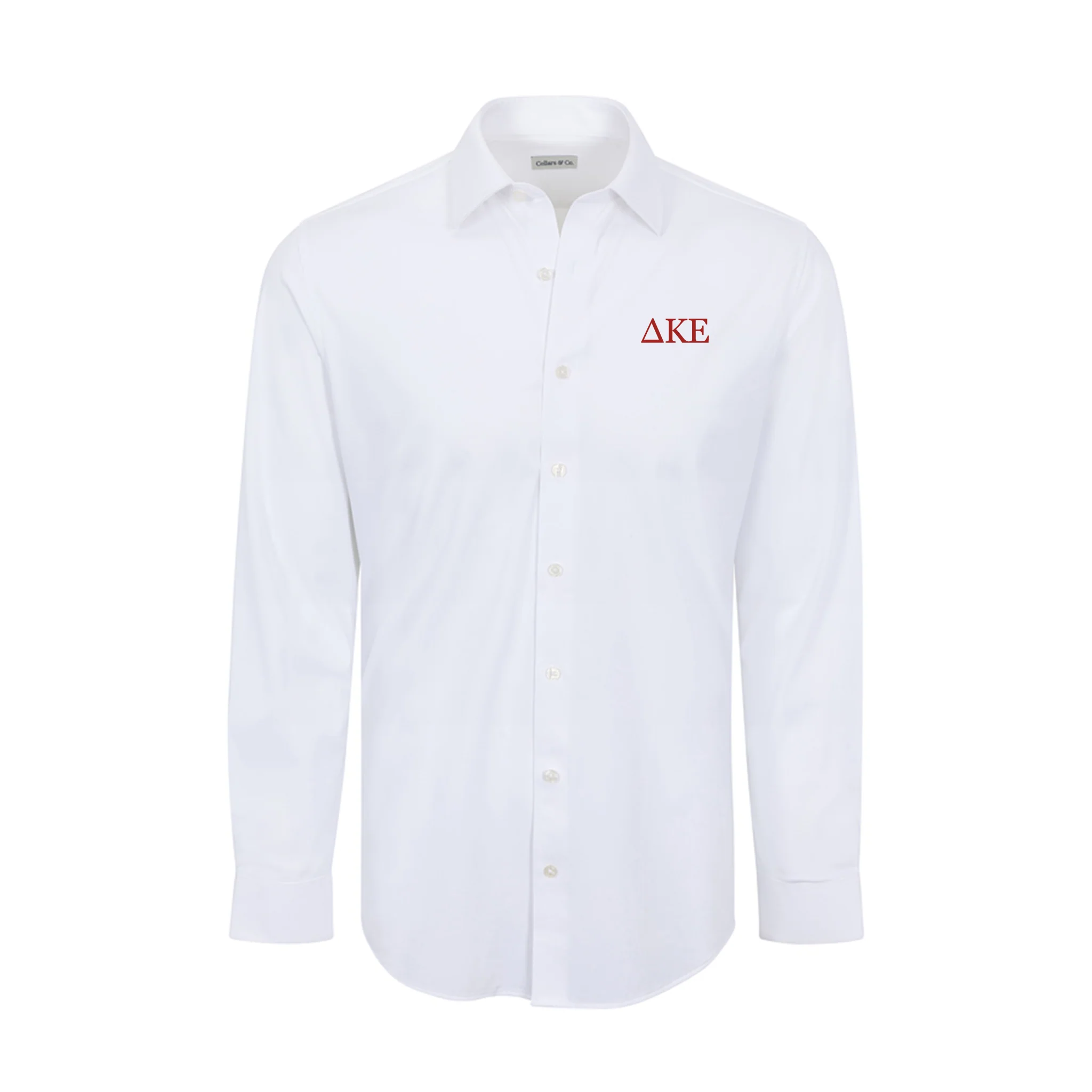 Collars & Co. Delta Kappa Epsilon Apex Performance Dress Shirt White
