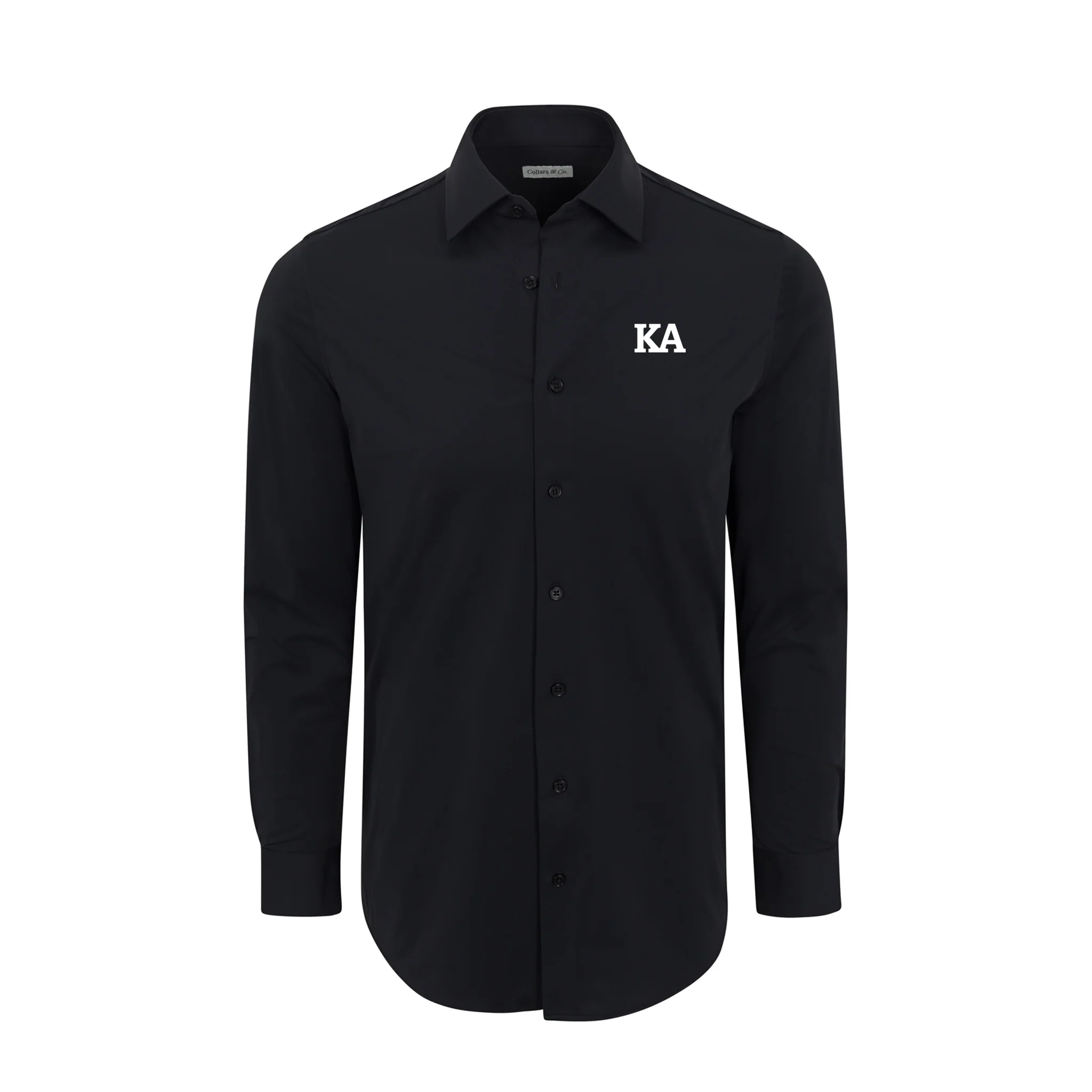 Collars & Co. Kappa Alpha Order Apex Performance Dress Shirt Black