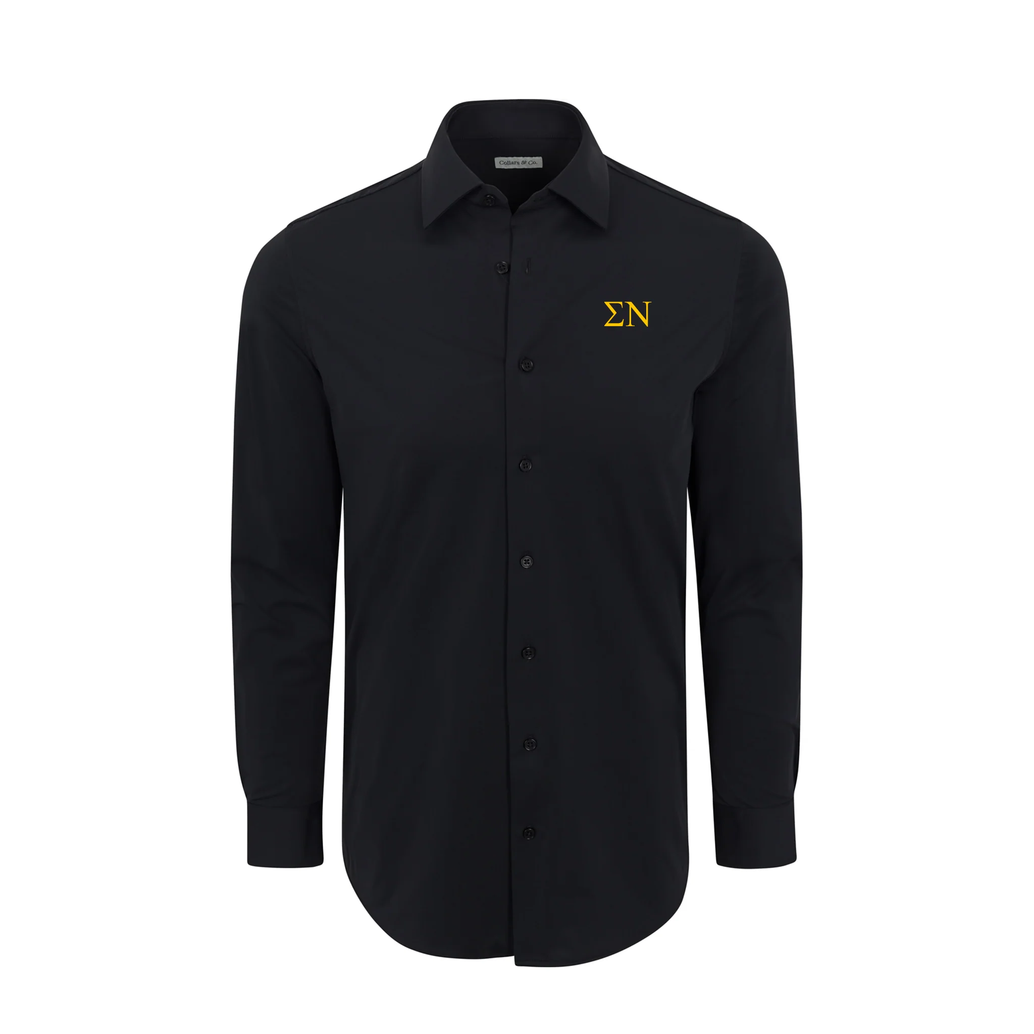 Collars & Co. Sigma Nu Apex Performance Dress Shirt Black