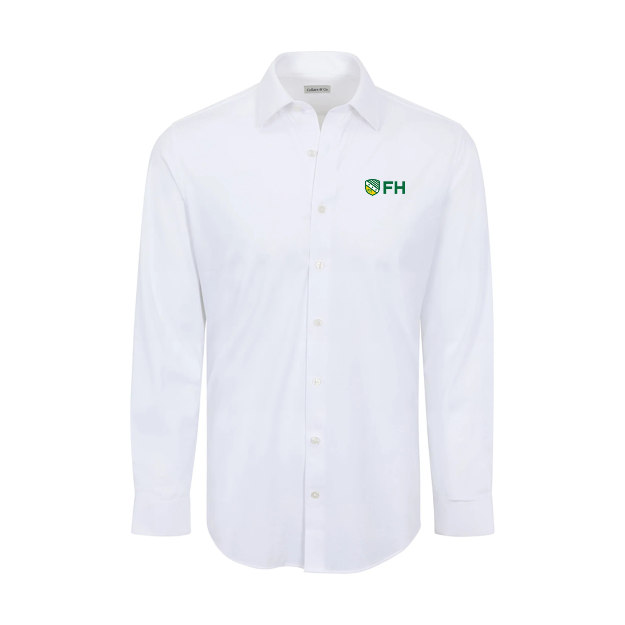 Collars & Co. FarmHouse Apex Performance Dress Shirt White