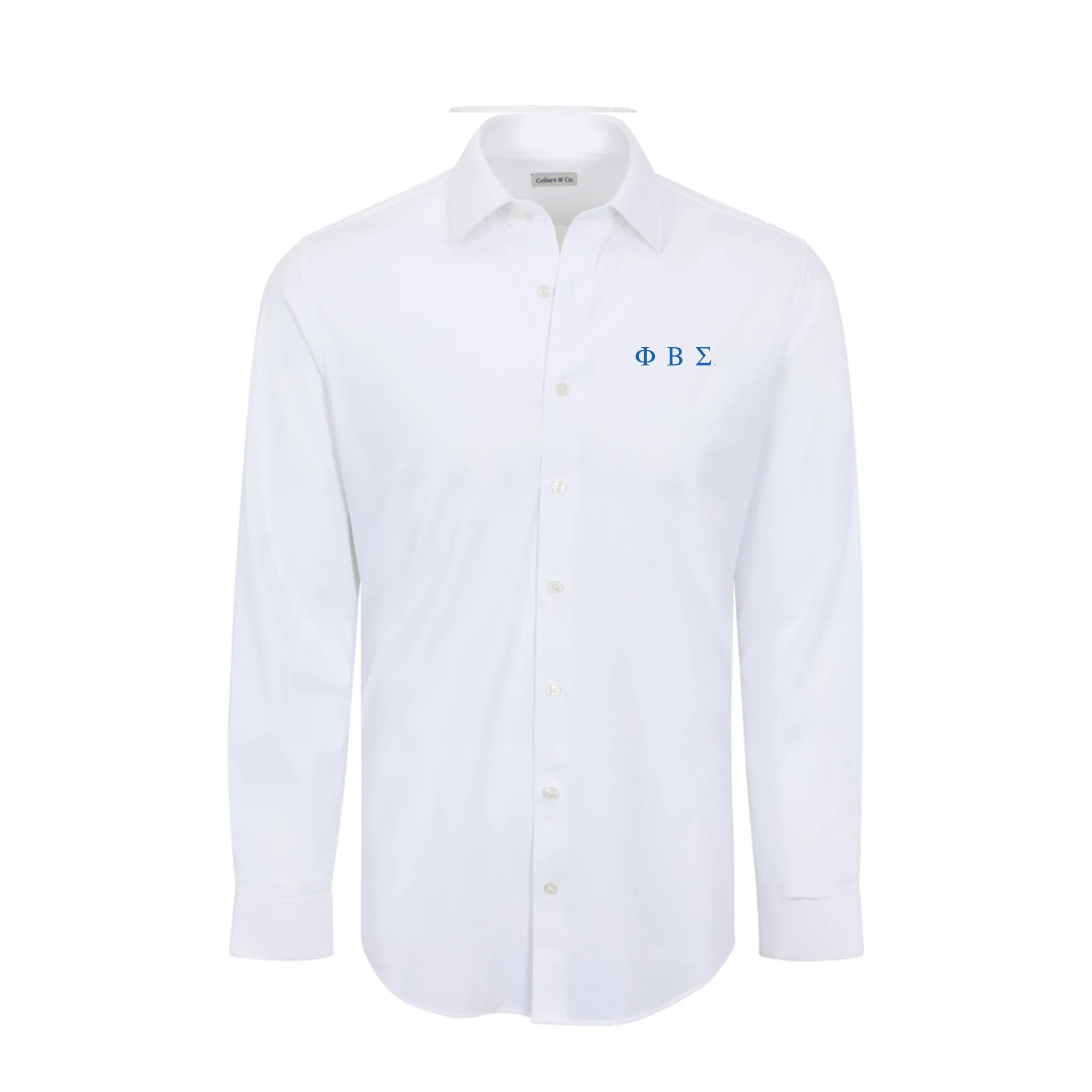 Collars & Co. Phi Beta Sigma Apex Performance Dress Shirt White