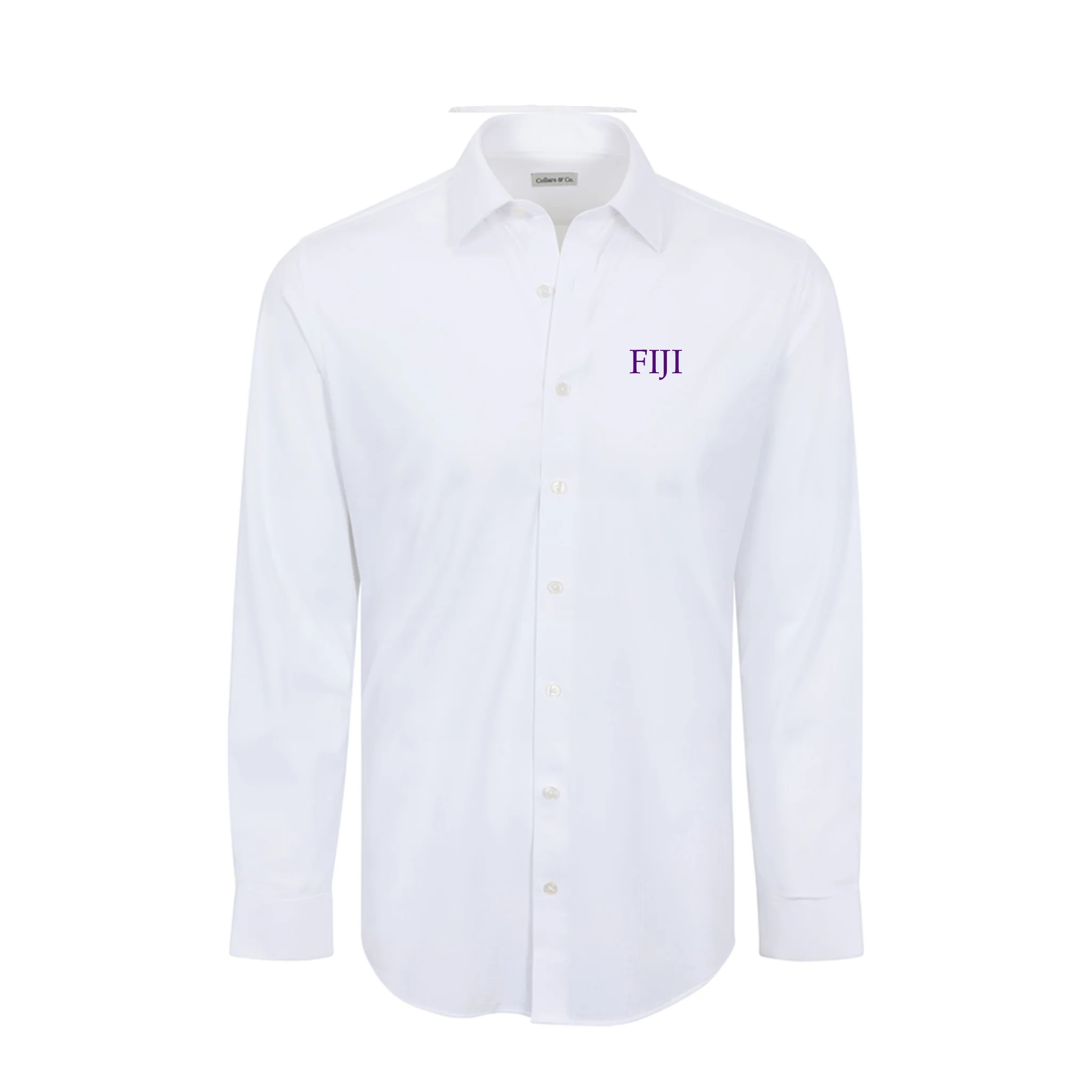 Collars & Co. Phi Gamma Delta Apex Performance Dress Shirt White