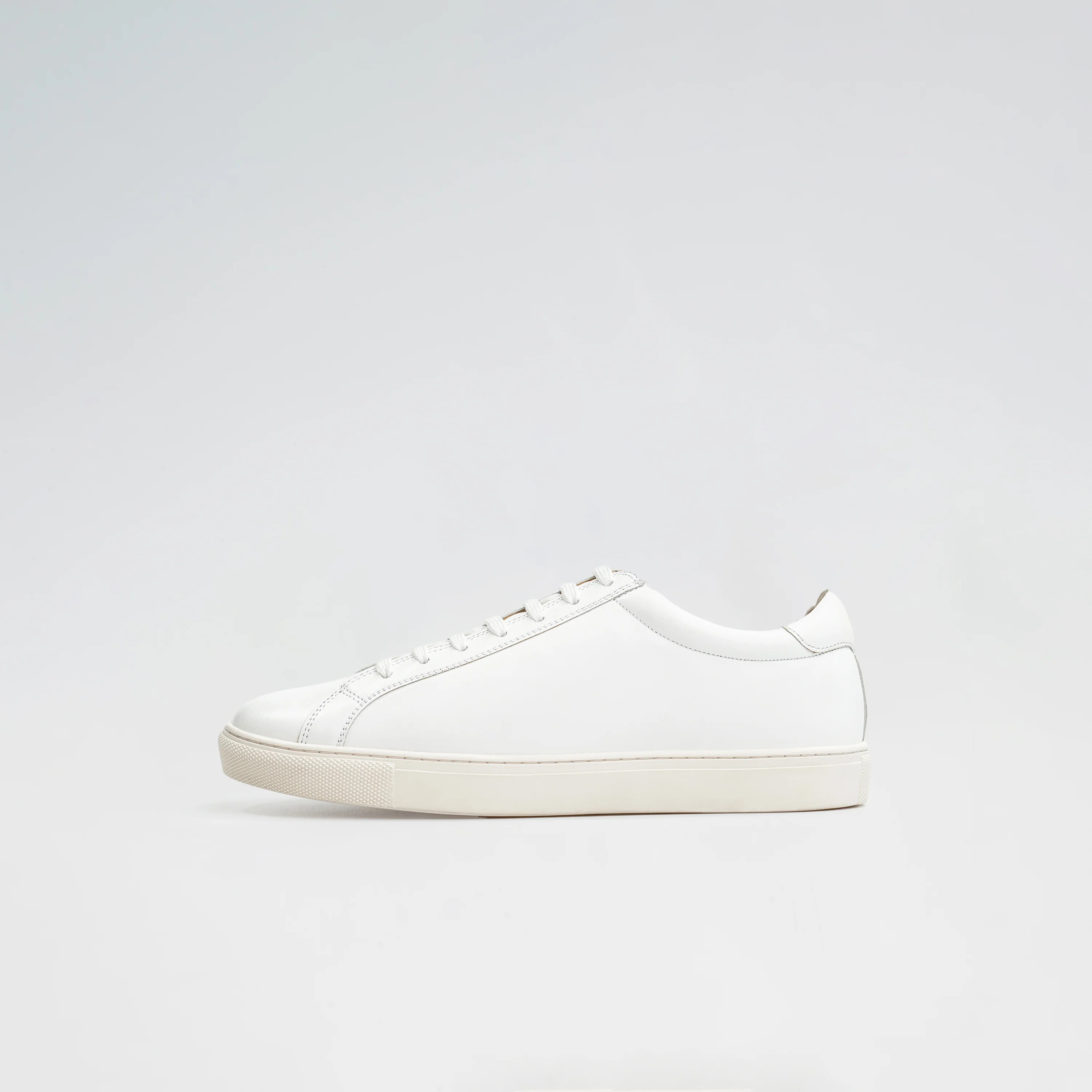 White Leather CEO Sneaker