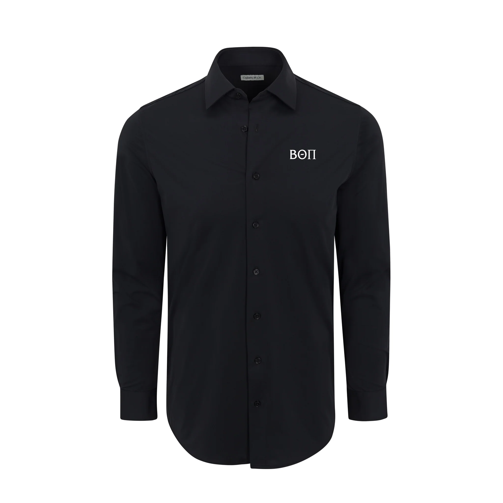 Collars & Co. Beta Theta Pi Apex Performance Dress Shirt Black