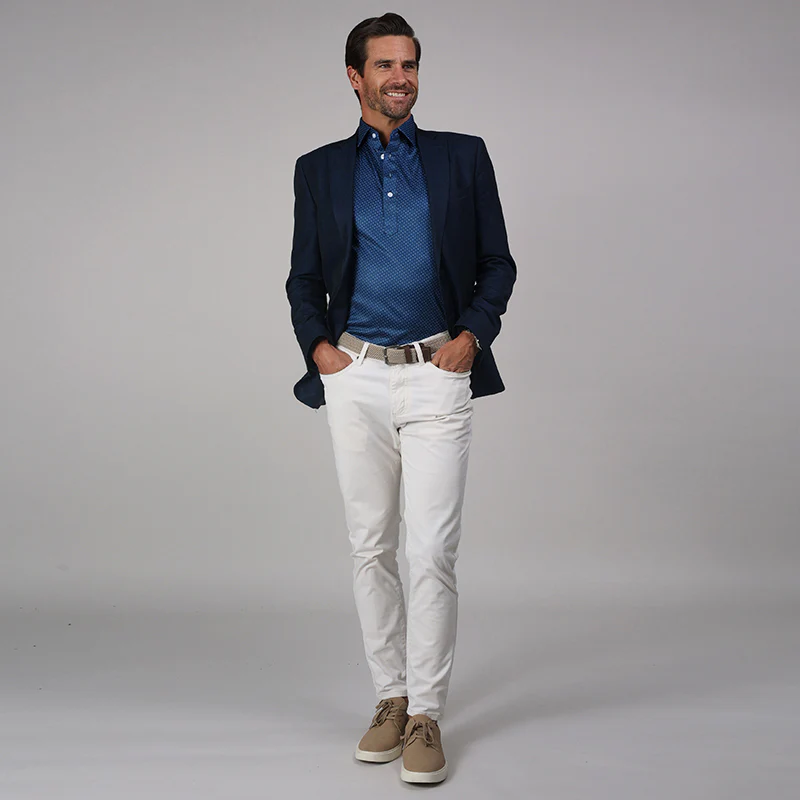313-semi-spread-collar-polo-blue-polka-dot-4.webp Semi-Spread Collar Polo Blue Polka Dot