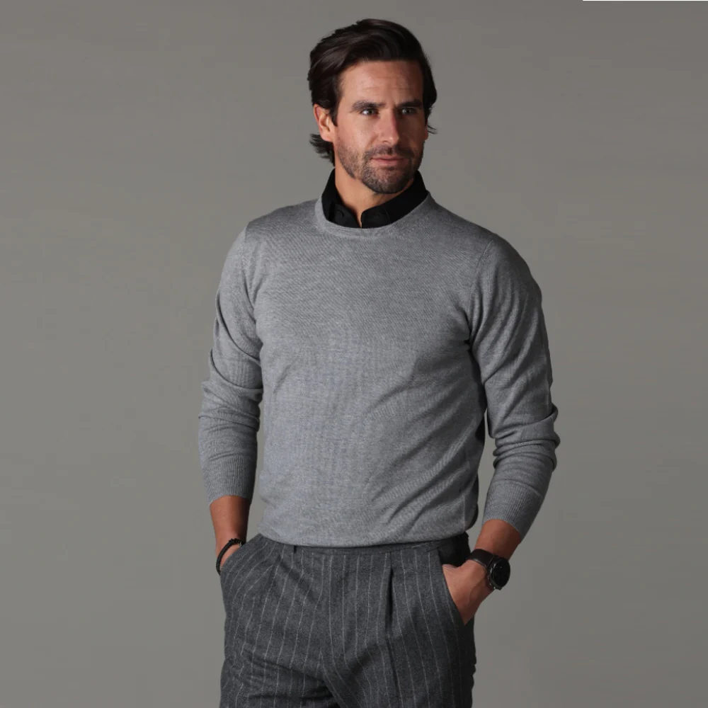 Semi-Spread Collar Polo Black Original
