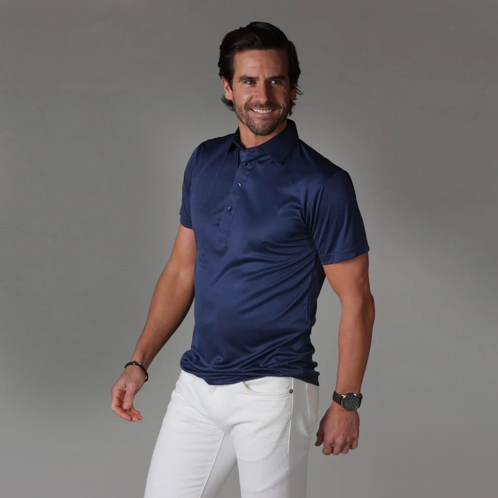 Semi-Spread Collar Polo Navy Original