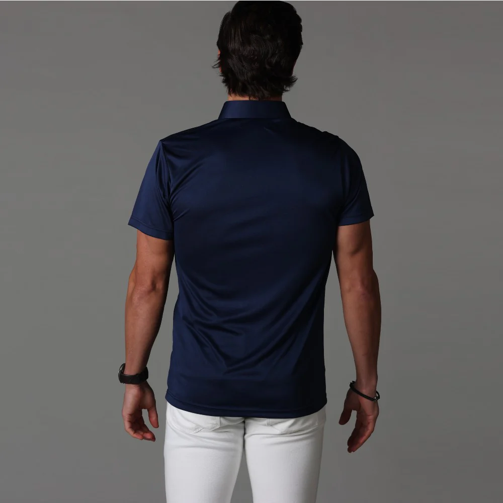 Semi-Spread Collar Polo Navy Original
