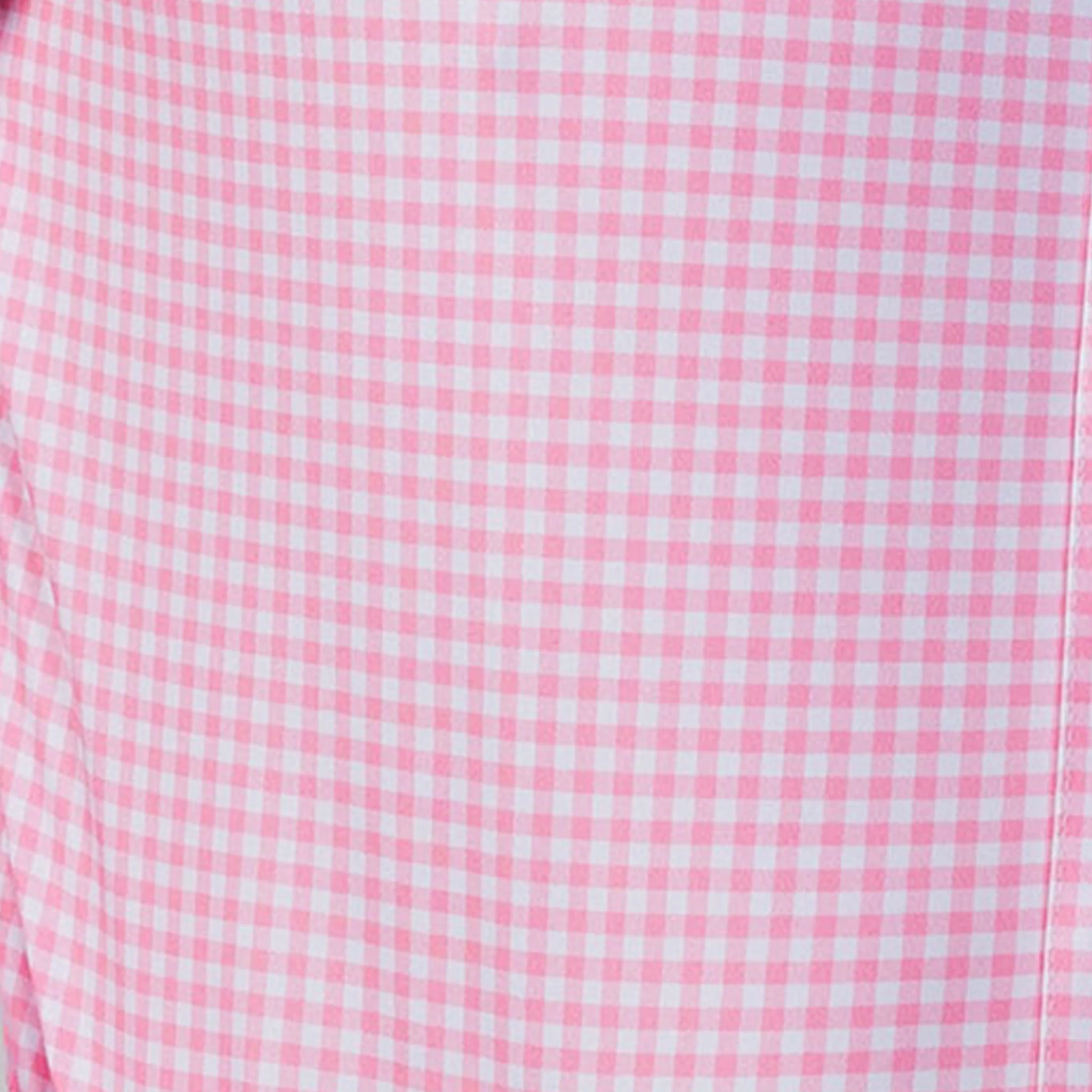 Quattro Flex Short Sleeve Button Down Pink Gingham