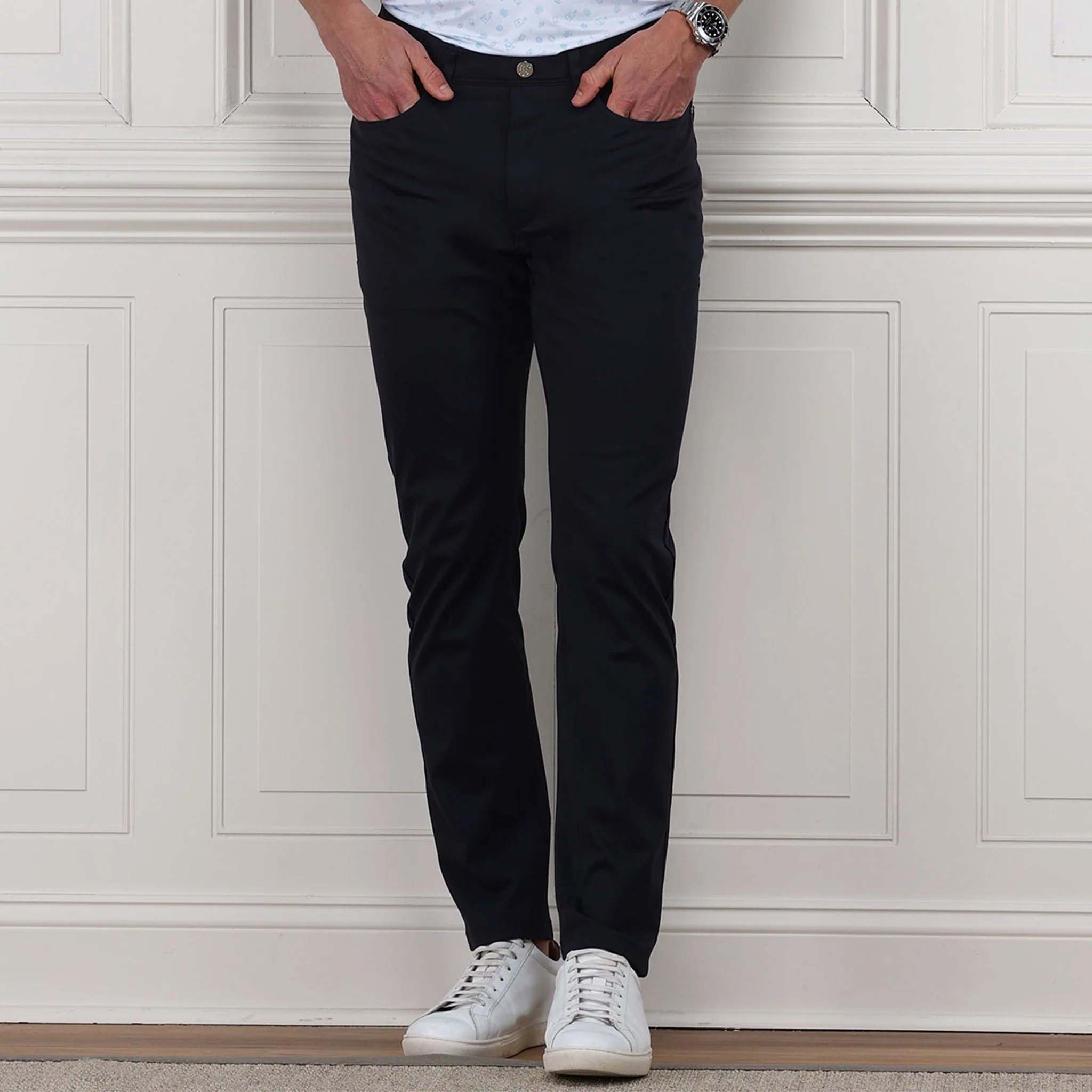 Velocity Pull-On Performance Pants Navy