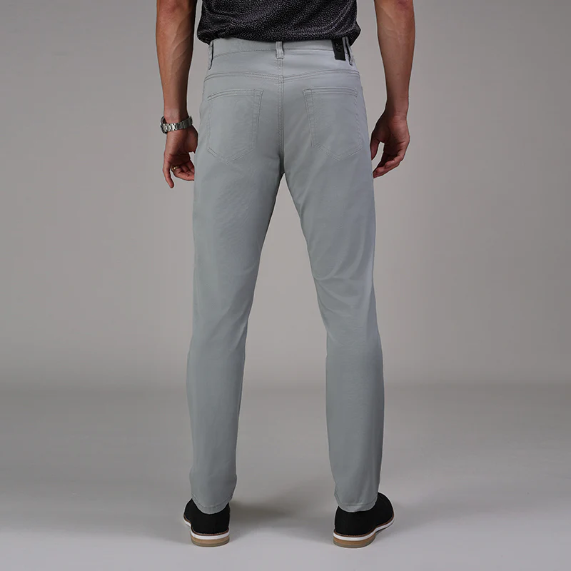 CEO Chino Five Pocket Cotton Stretch Pants Grey