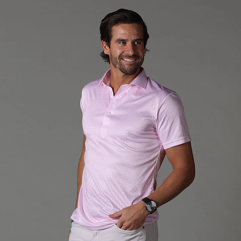 3754-semi-spread-collar-polo-pink-gingham-original-1.webp Semi-Spread Collar Polo Pink Gingham Original