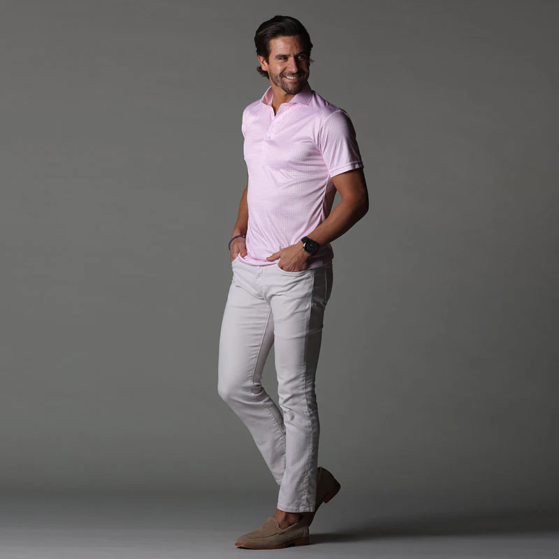 3754-semi-spread-collar-polo-pink-gingham-original-3.webp Semi-Spread Collar Polo Pink Gingham Original