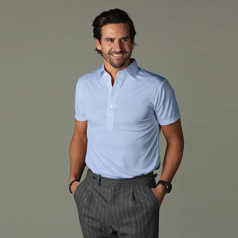 3831-semi-spread-collar-polo-sky-blue-original-1.webp Semi-Spread Collar Polo Sky Blue Original