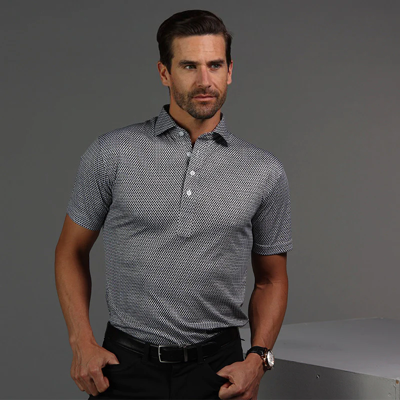 Semi-Spread Collar Polo Vantage Black Original