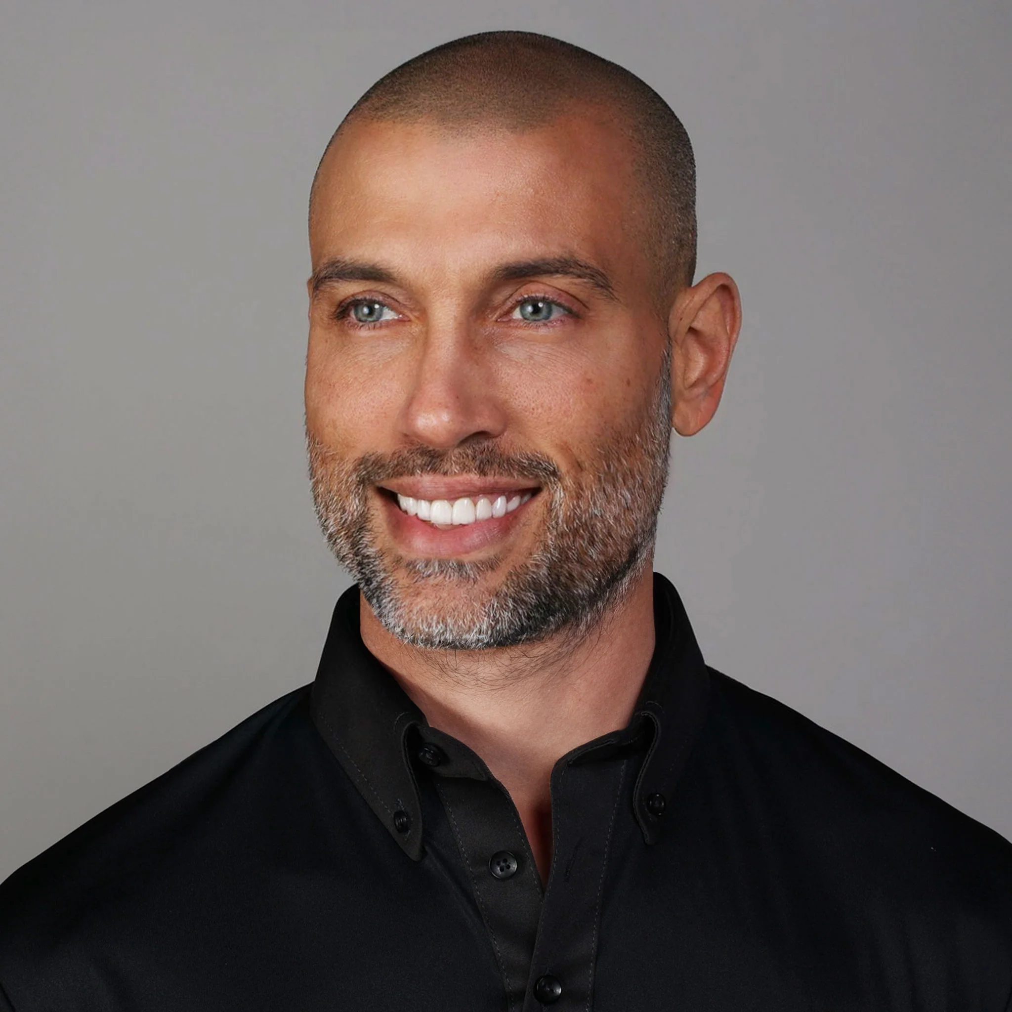 Nightfall Oxford Button Down Collar Polo Black with Dark Charcoal Accent