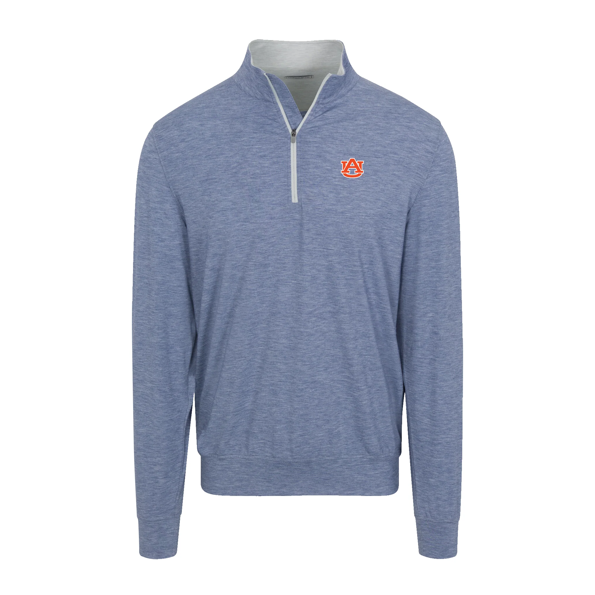 Auburn Velocity Performance Quarter Zip Dark Steel Blue