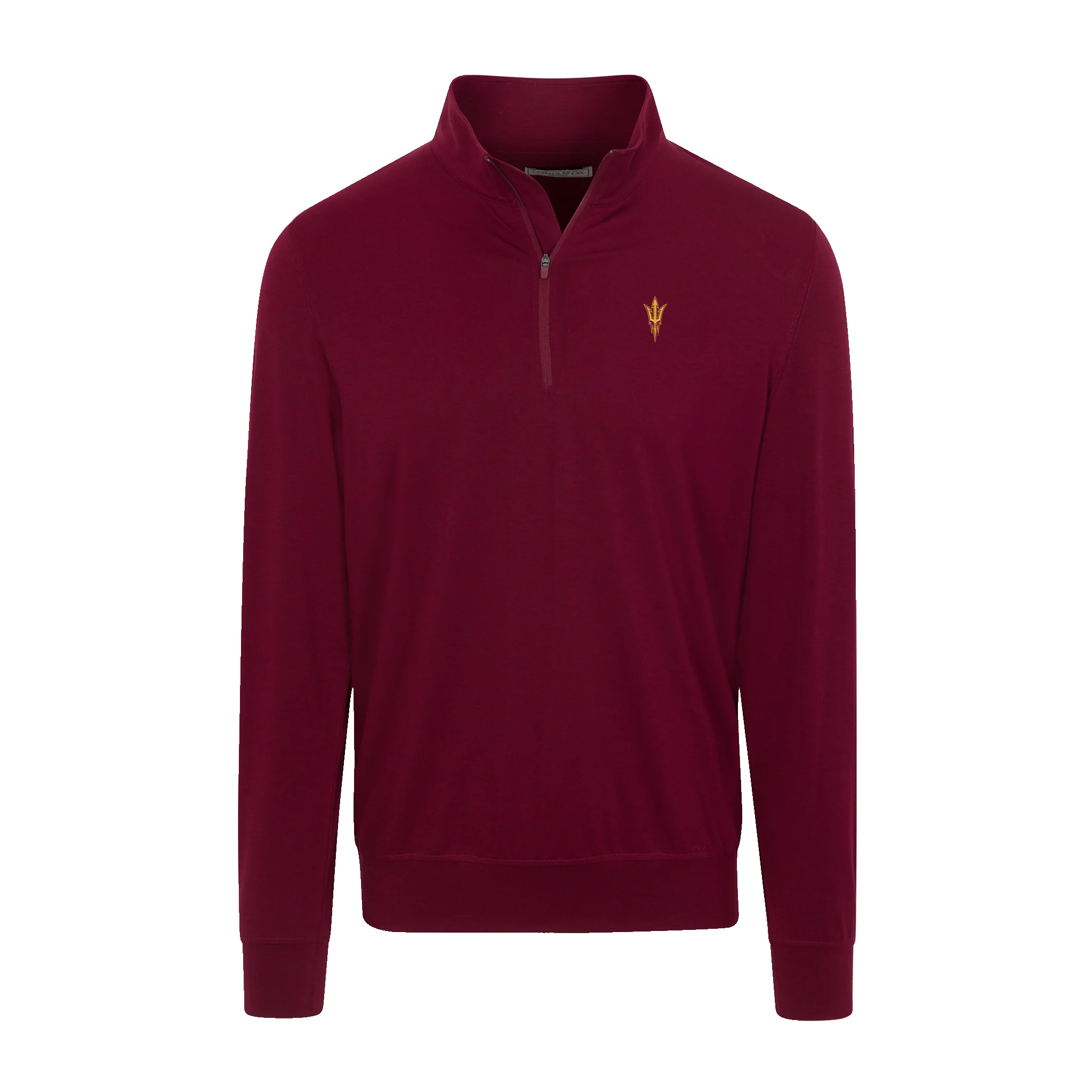 Arizona State Velocity Performance Quarter Zip Maroon