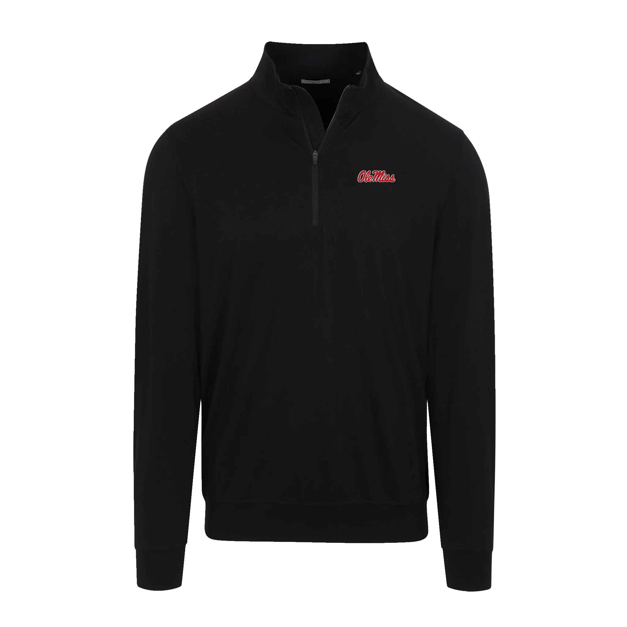Ole Miss Velocity Performance Quarter Zip Black