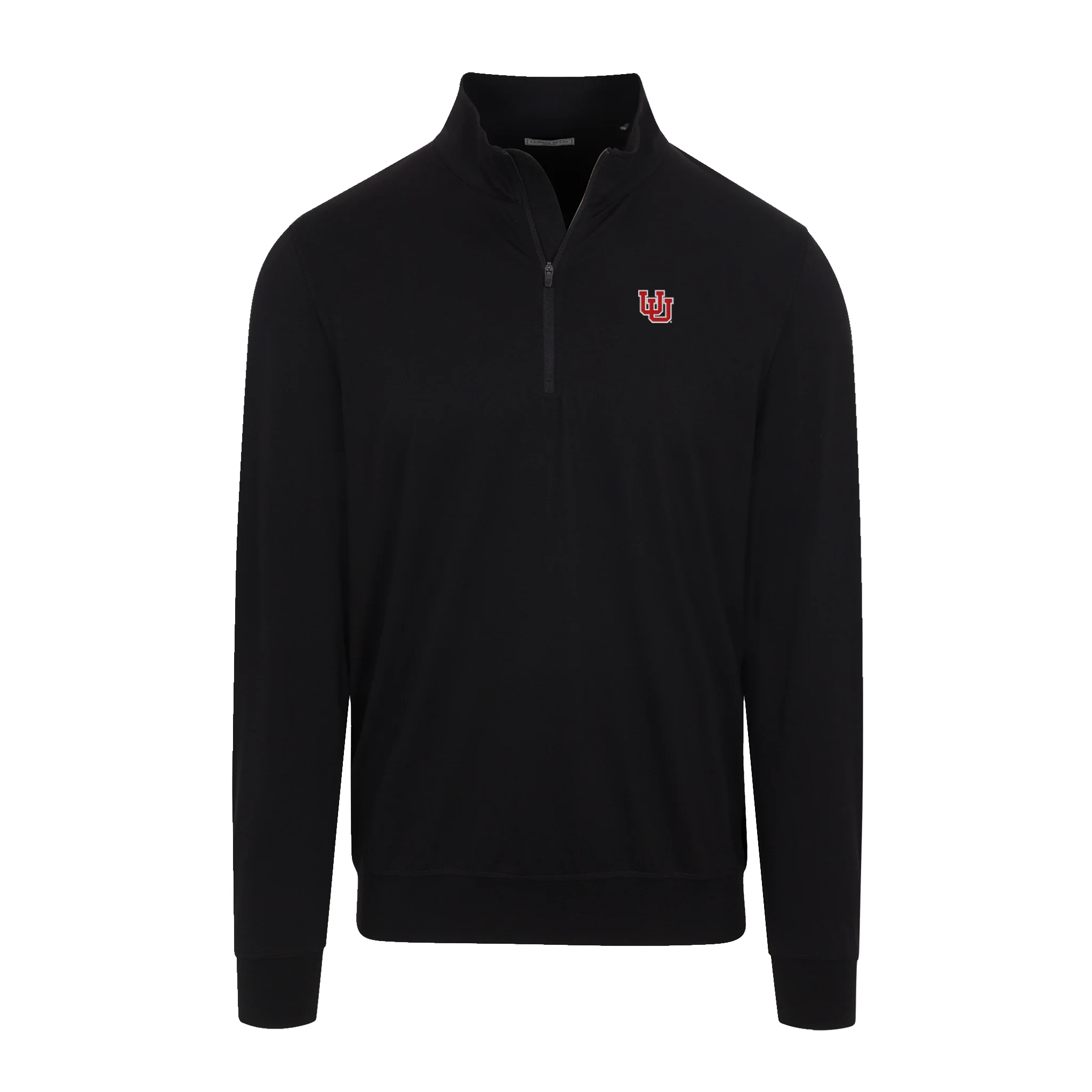 Utah Velocity Performance Quarter Zip Black