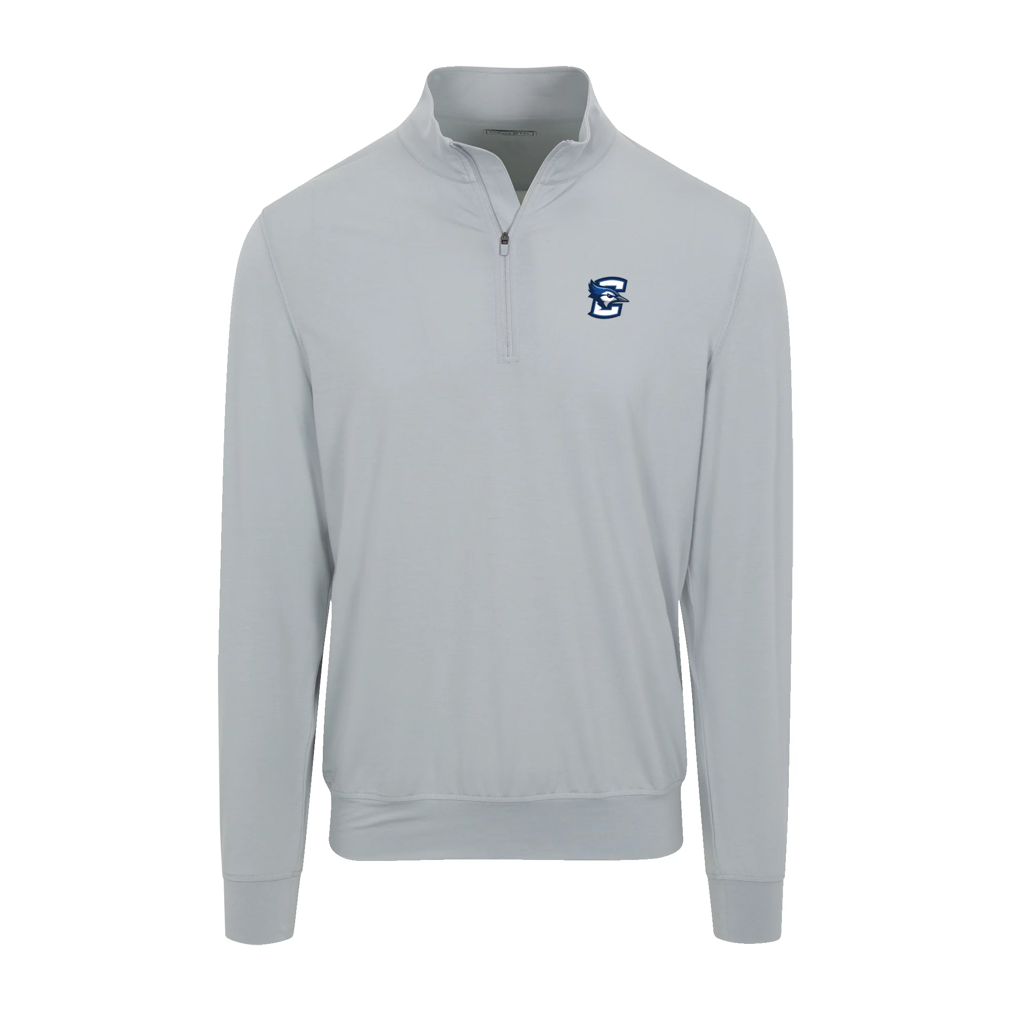 Creighton Velocity Performance Quarter Zip Light Grey