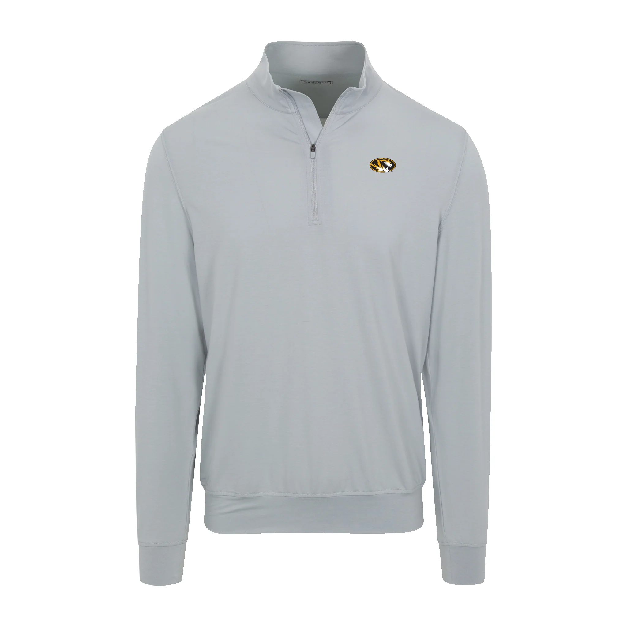 Missouri Velocity Performance Quarter Zip Light Grey