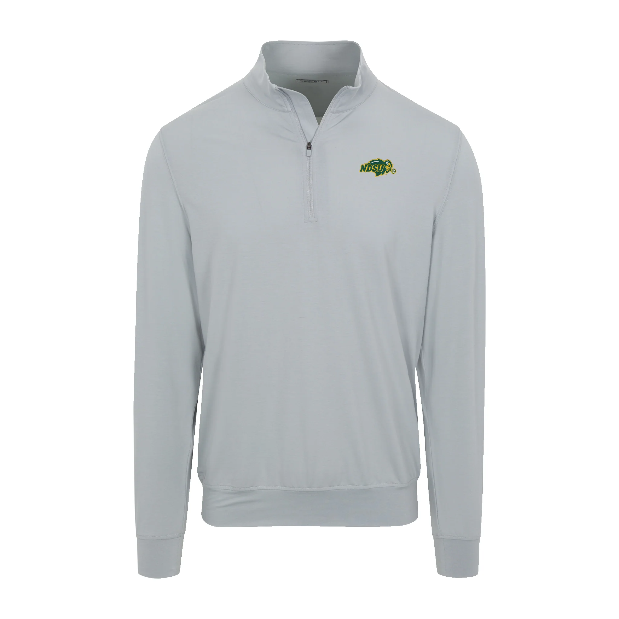 North Dakota State Velocity Performance Quarter Zip Light Grey