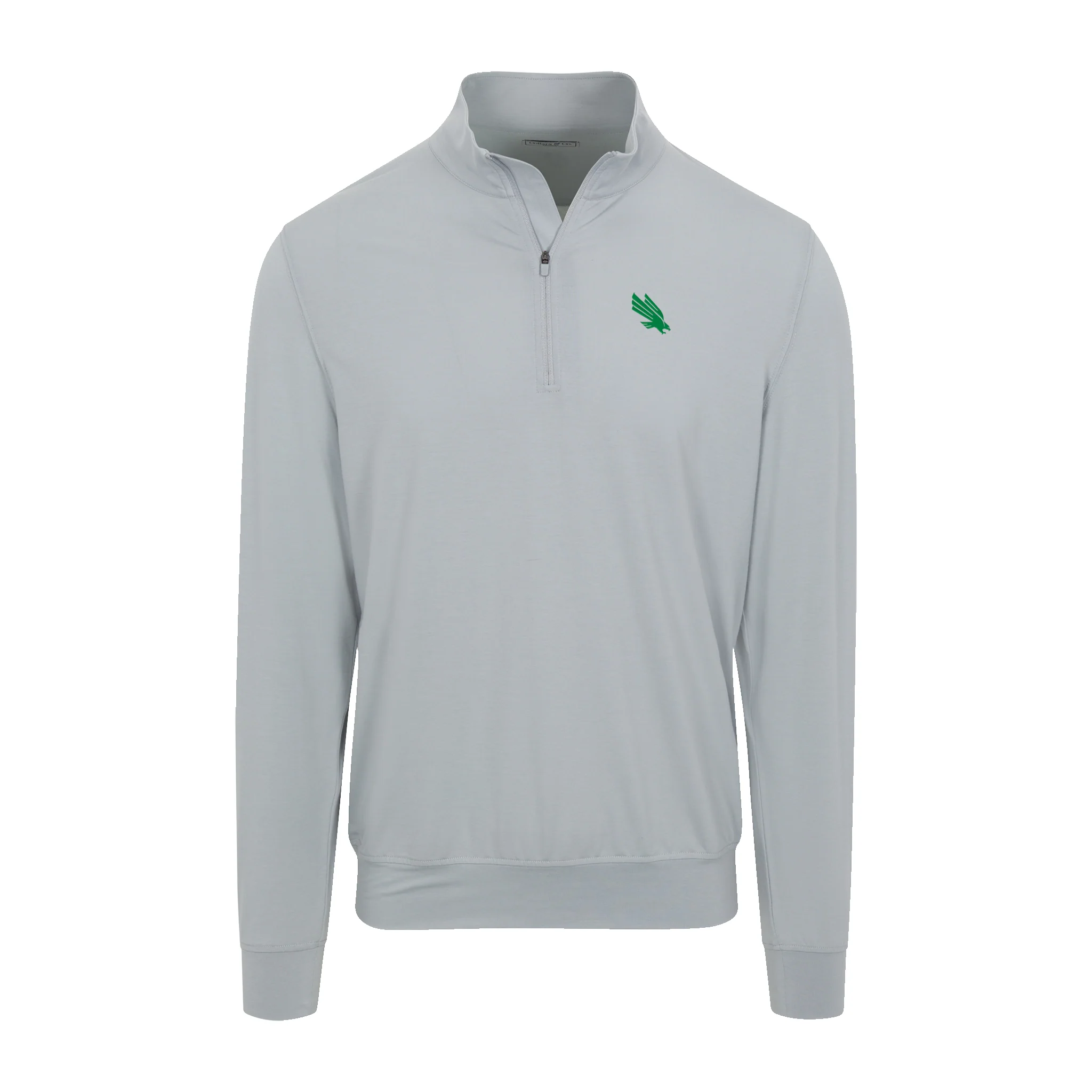 North Texas Velocity Performance Quarter Zip Light Grey
