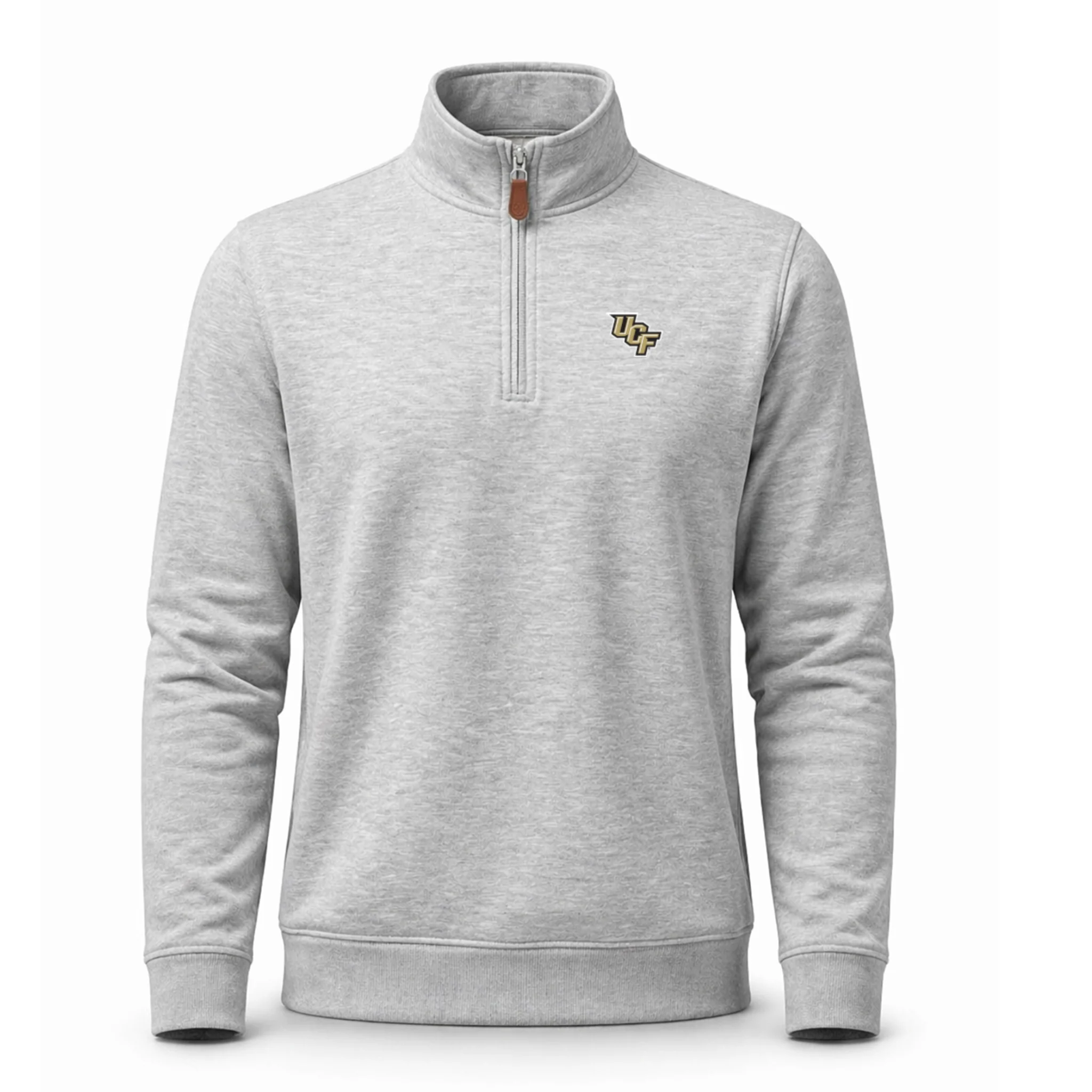 UCF Velocity Performance Quarter Zip Light Grey