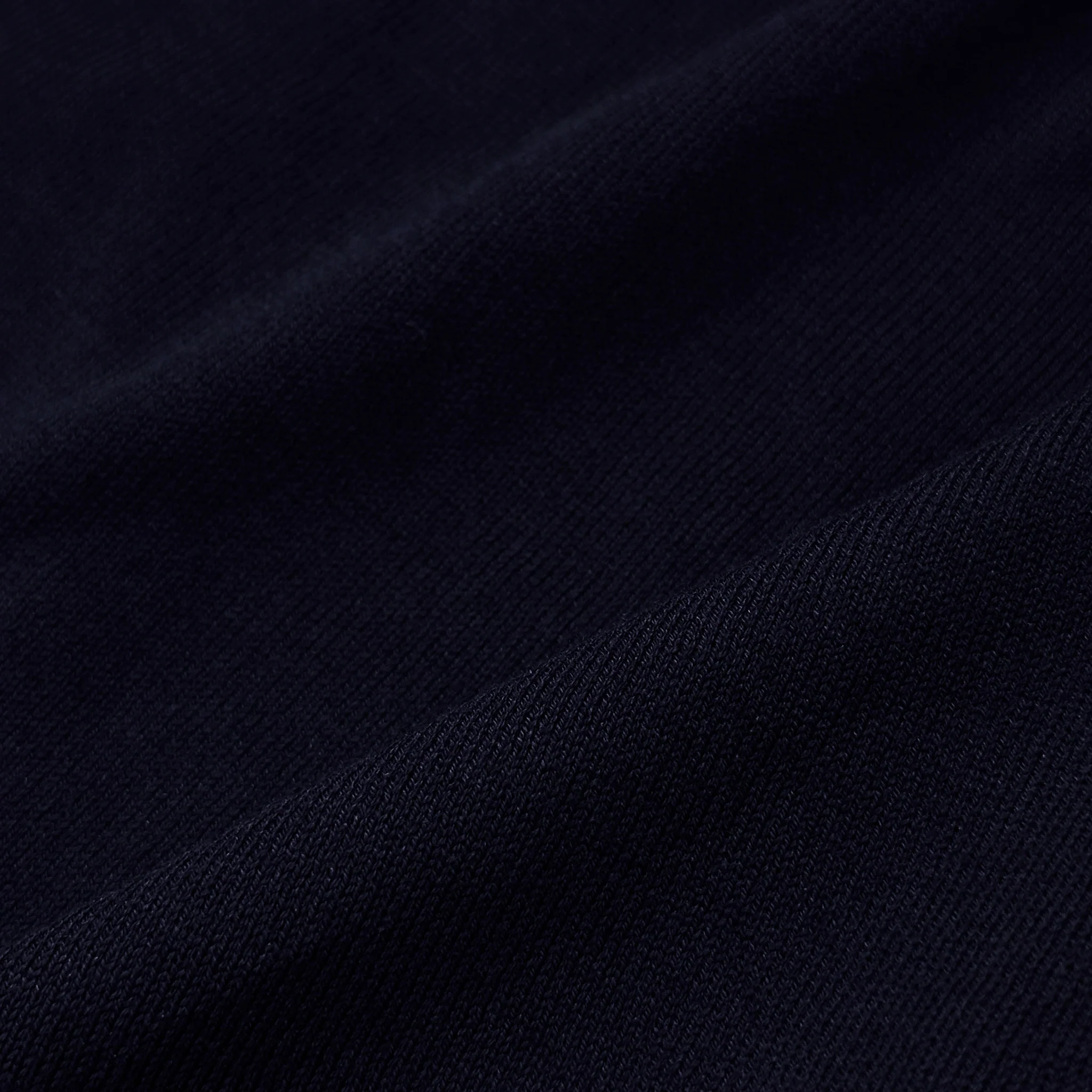 Maranello Mid-Weight Cotton & Silk Tee Navy