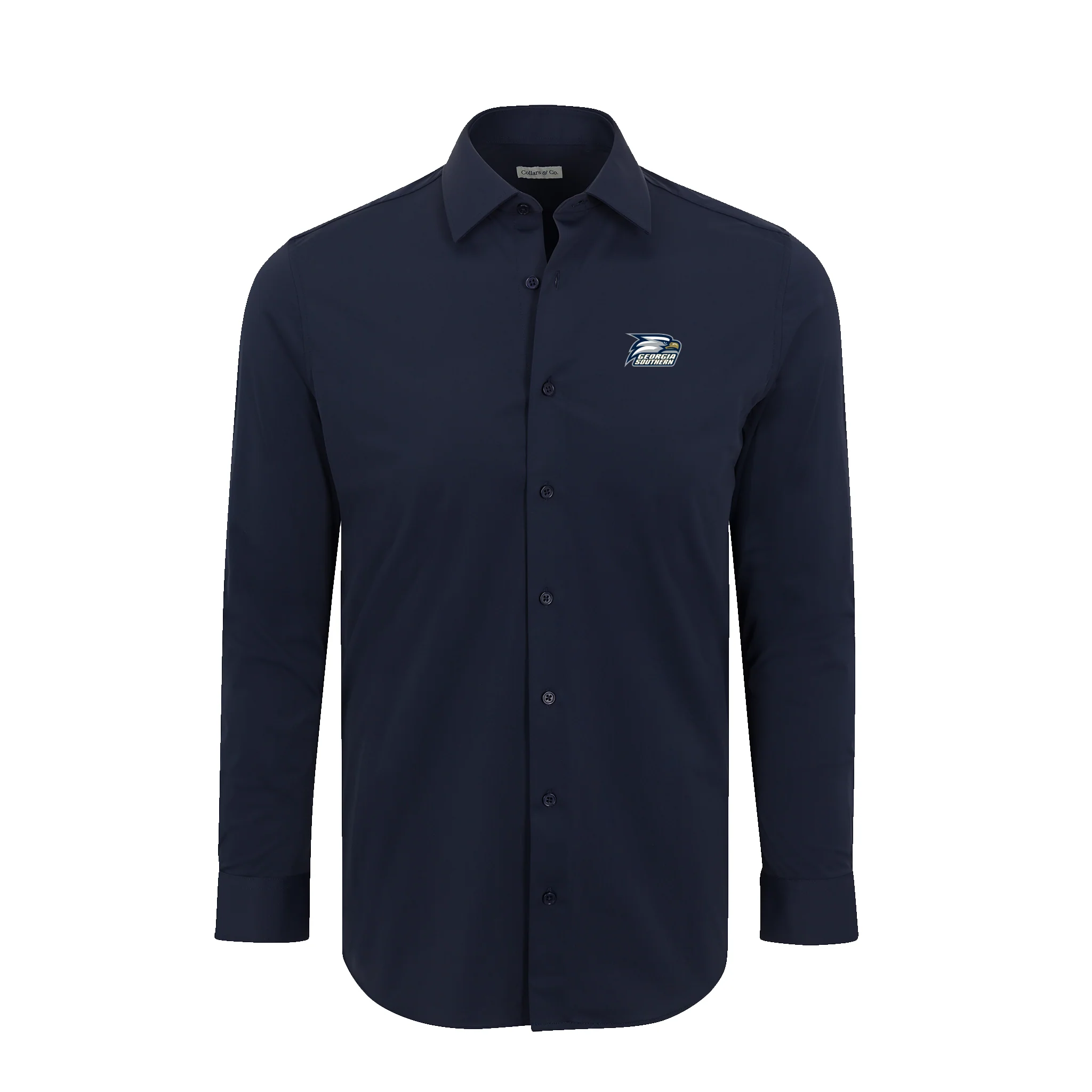 Georgia Southern Apex Performance Dress Shirt Navy