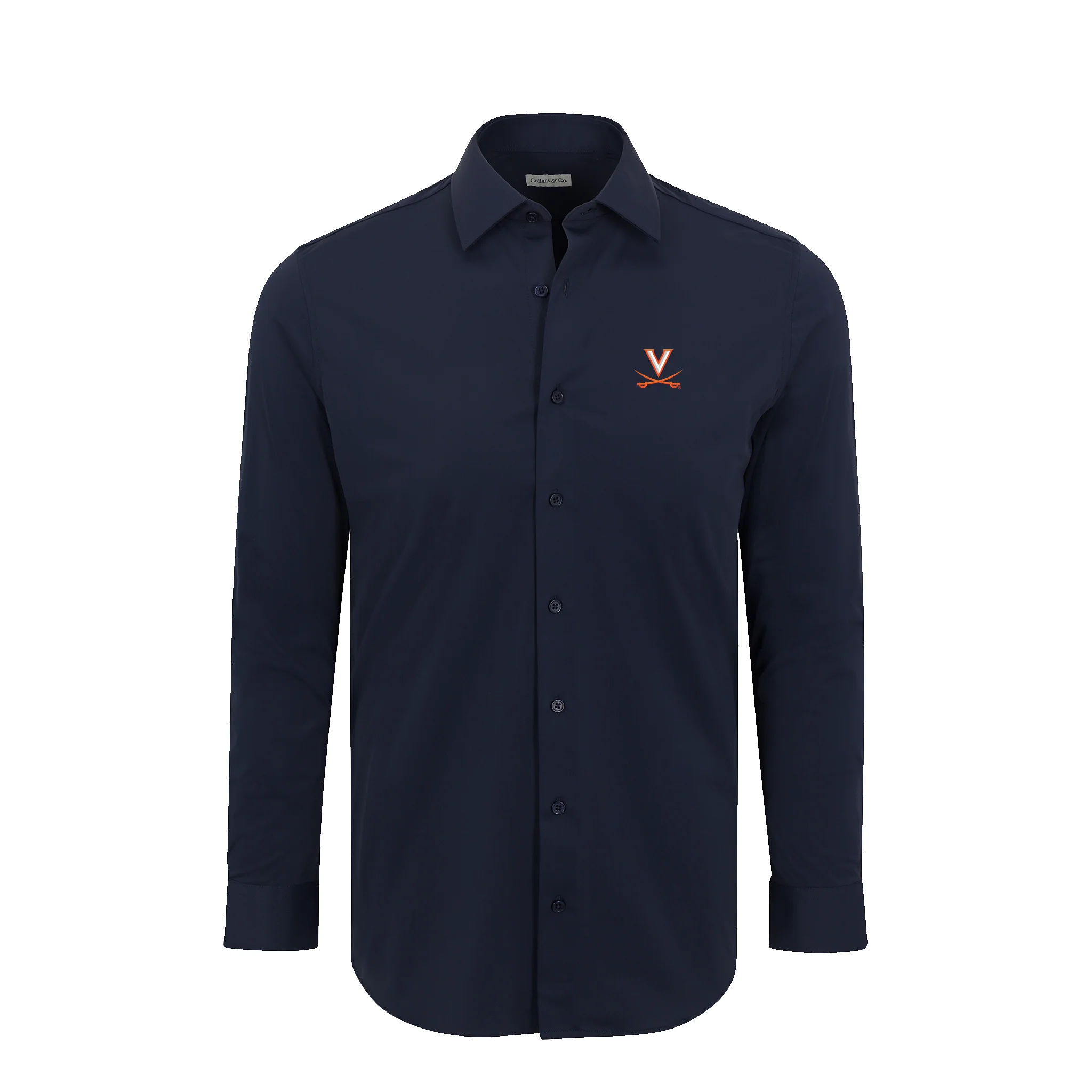 Virginia Apex Performance Dress Shirt Navy