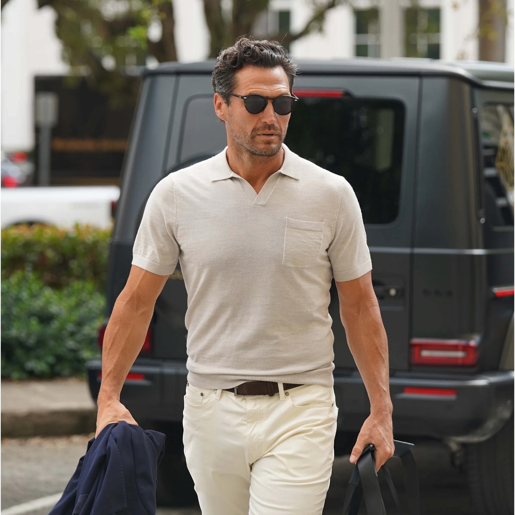 575-bellagio-all-season-short-sleeve-merino-polo-oatmeal-1.webp Bellagio All-Season Short Sleeve Merino Polo Oatmeal