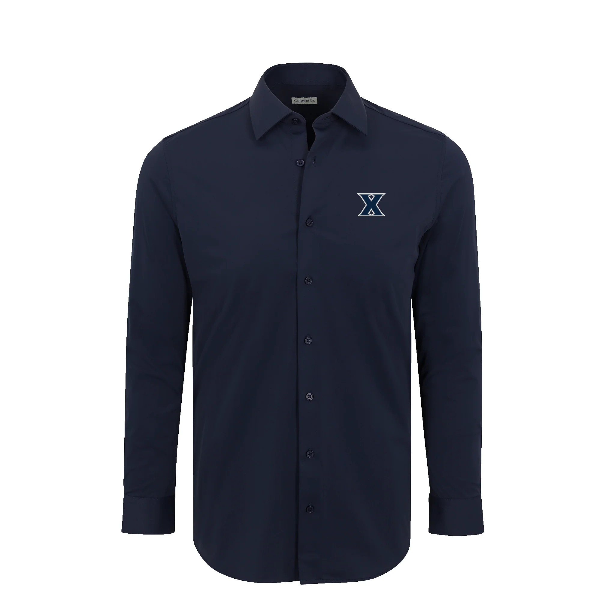 Xavier Apex Performance Dress Shirt Navy