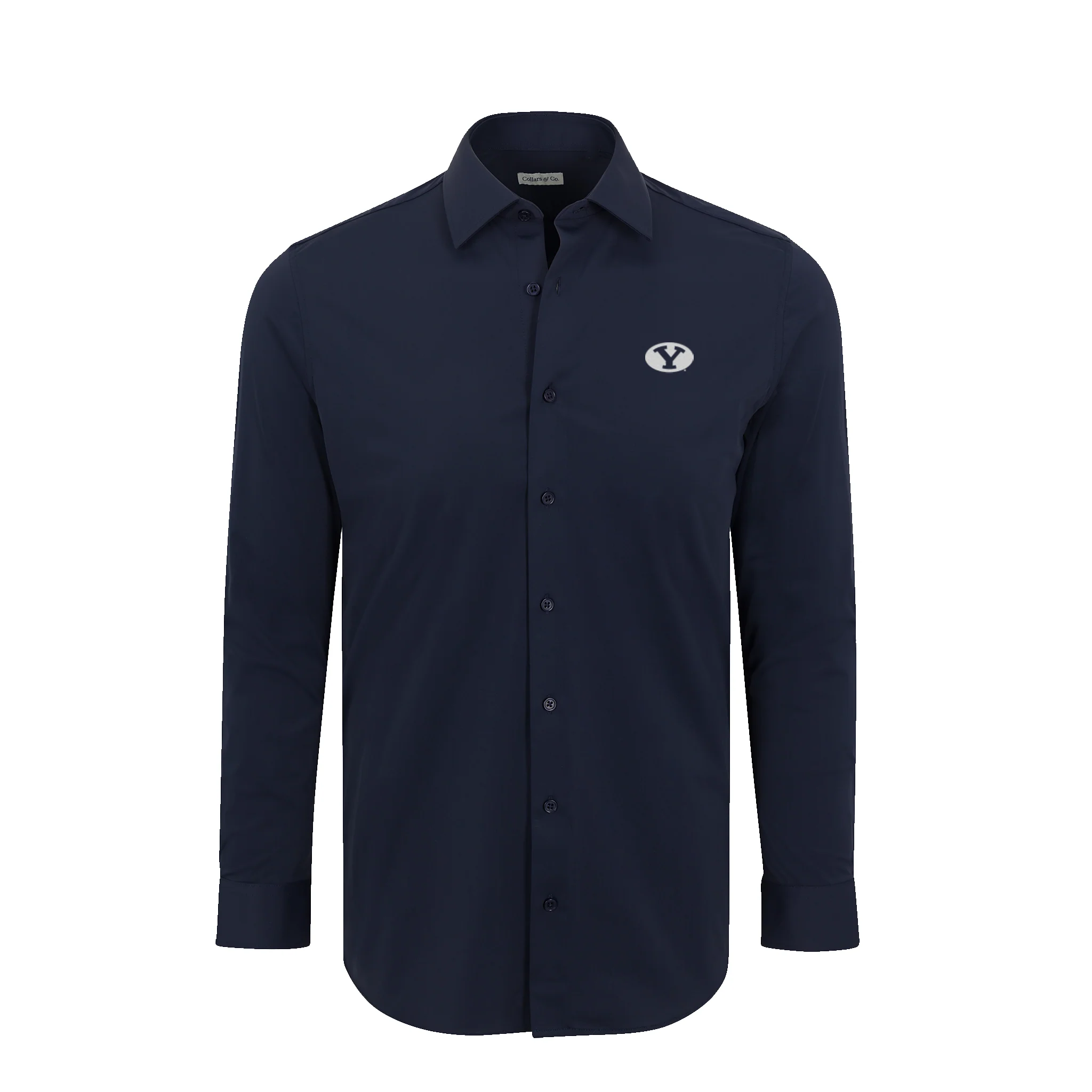 BYU Apex Performance Dress Shirt Navy