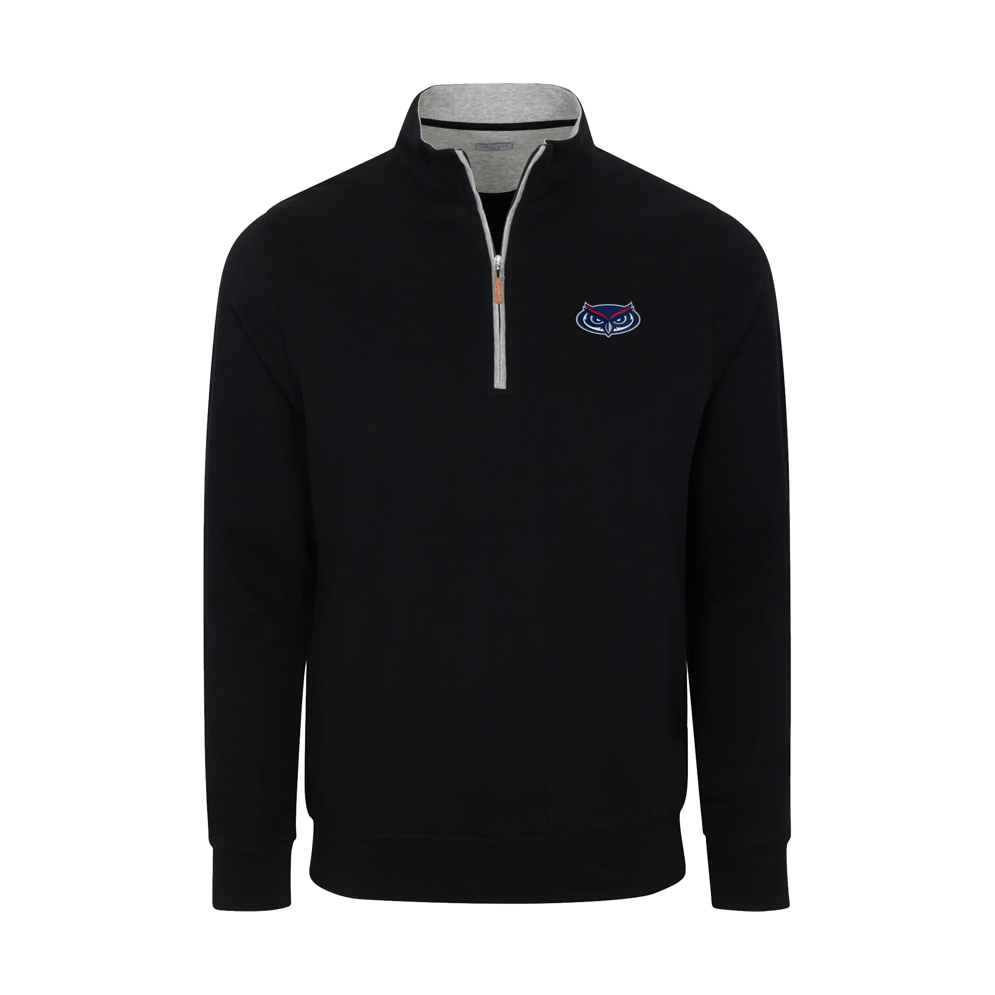 5820-florida-atlantic-heather-cloud-cotton-quarter-zip-pullover-black-with-light-grey-trim-1.webp Florida Atlantic Heather Cloud Cotton Quarter Zip Pullover Black with Light Grey Trim