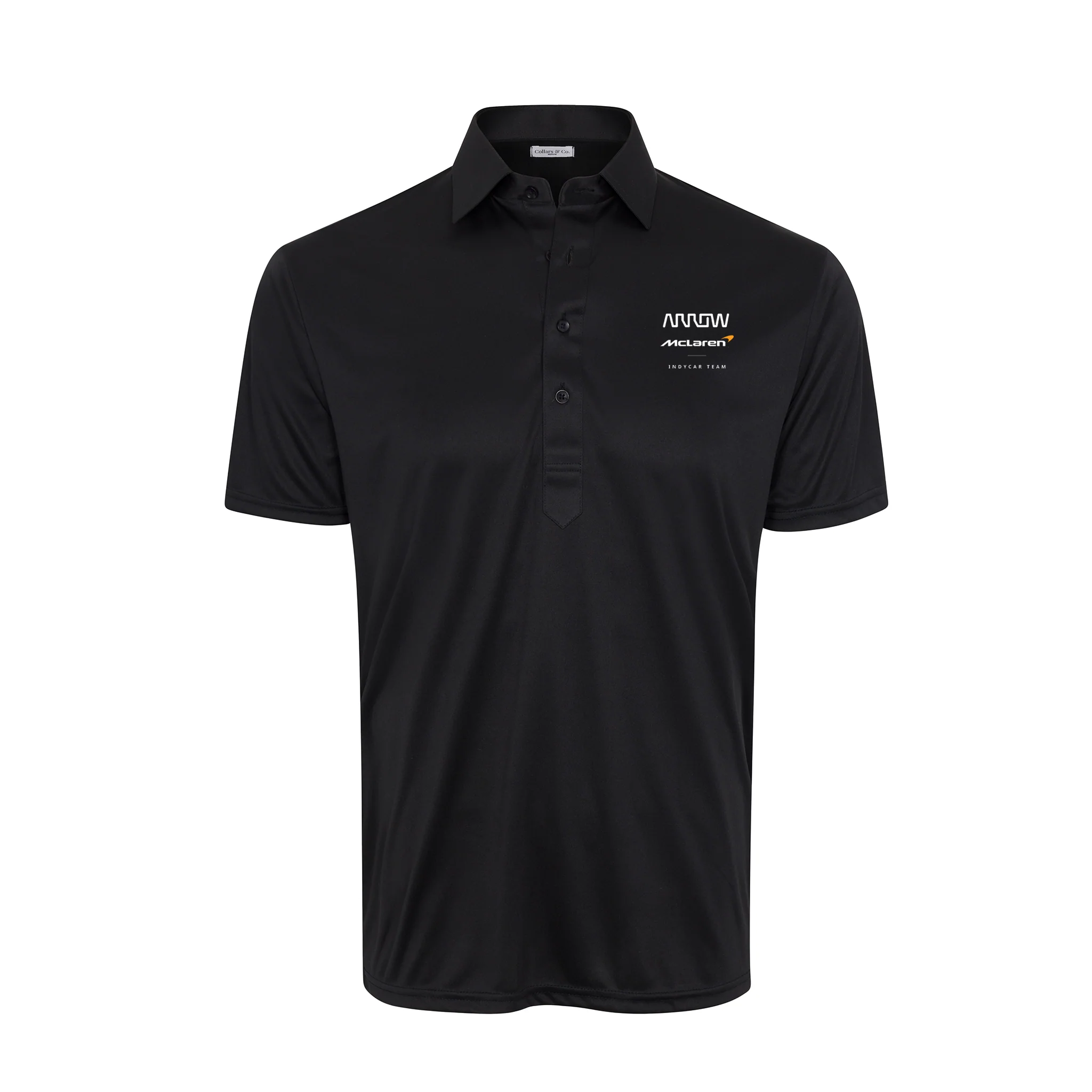 Arrow McLaren Semi-Spread Collar Polo Black